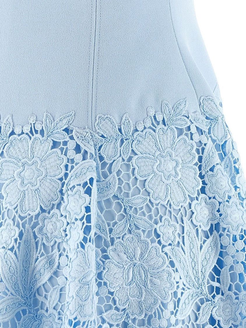 Self-Portrait Crepe Lace Mini Dress Size S / US 4 / IT 40 - 3 Thumbnail