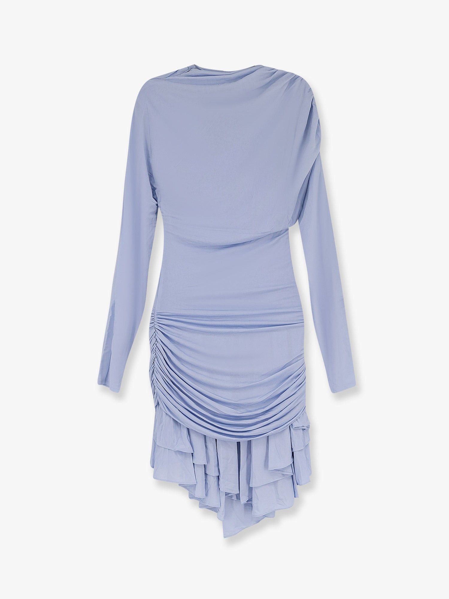 Self-Portrait Gathered Jersey Mini Dress Size XS / US 0-2 / IT 36-38 - 2 Thumbnail