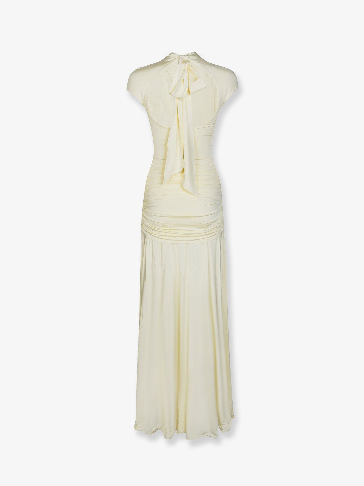 Self-Portrait Draped Jersey Long Dress Size L / US 10 / IT 46 - 2 Thumbnail