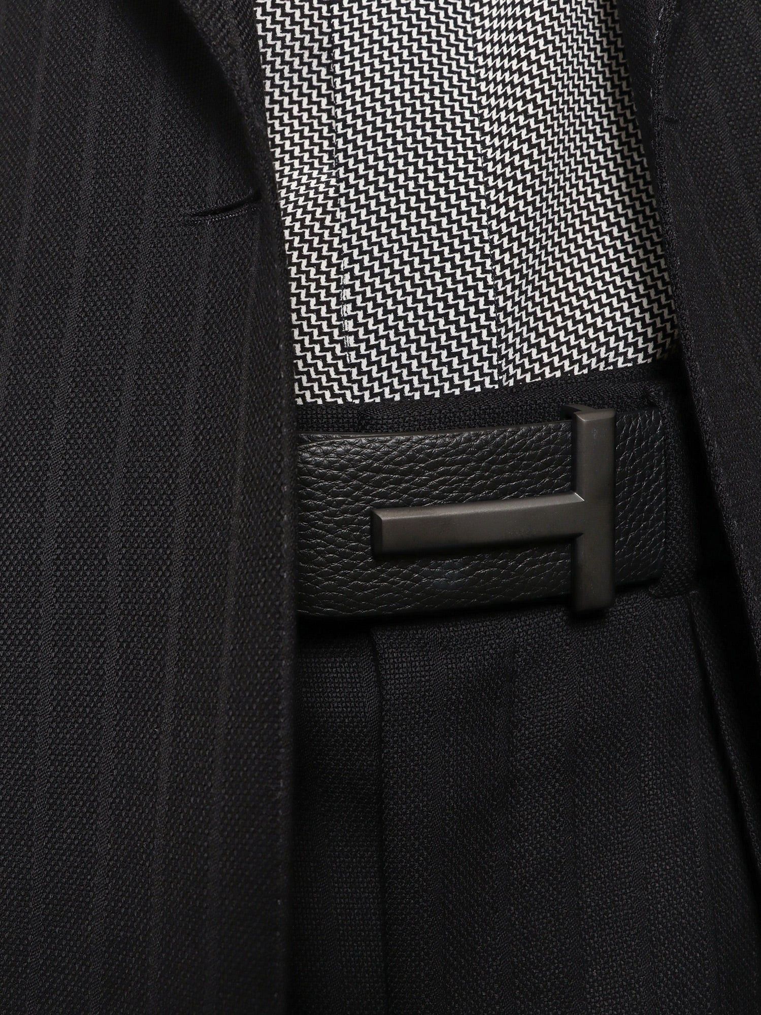 Tom Ford Hammered Leather Belt Size ONE SIZE - 3 Thumbnail