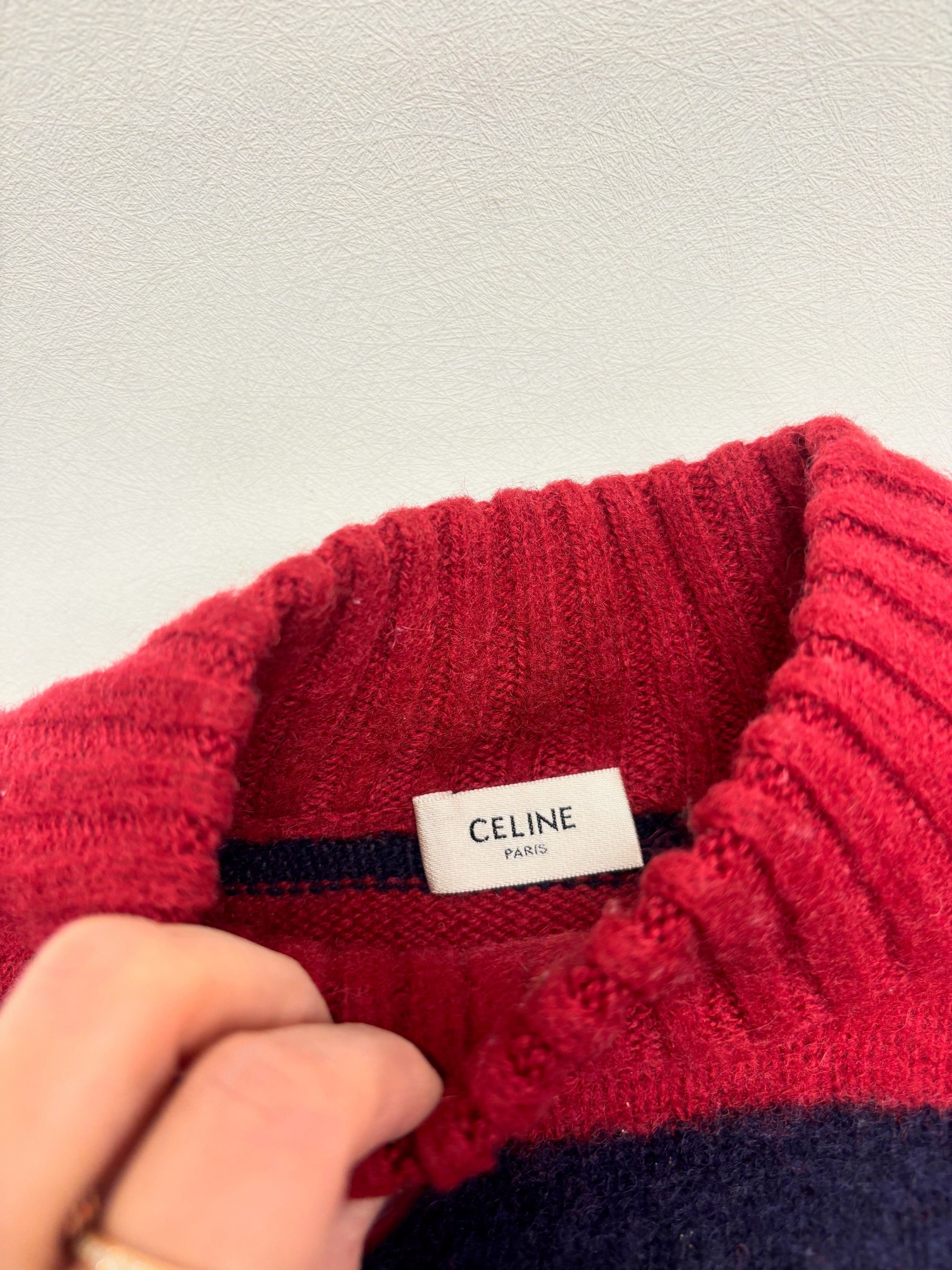 Celine CÉLINE Pull Marinière Size XS / US 0-2 / IT 36-38 - 2 Thumbnail