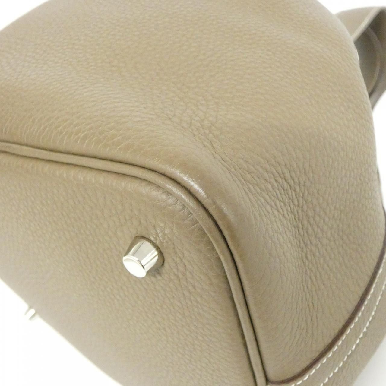 Hermes Hermes Hermes Picotan Lock MM Clemence Bag Leather Handbag B DUTY FREE for USA Size ONE SIZE - 3 Thumbnail