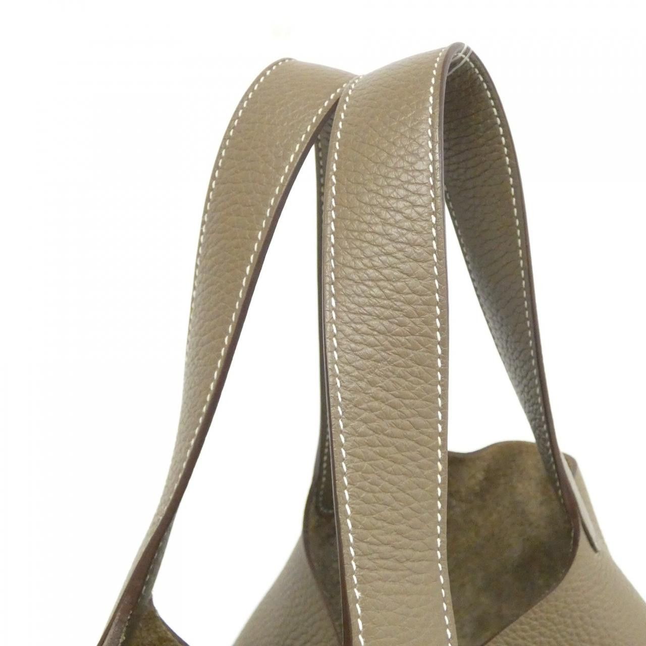 Hermes Hermes Hermes Picotan Lock MM Clemence Bag Leather Handbag B DUTY FREE for USA Size ONE SIZE - 6 Thumbnail