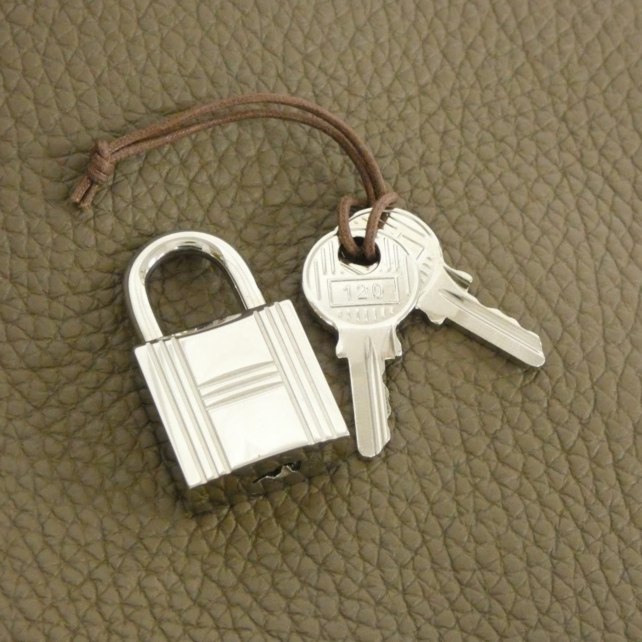 Hermes Hermes Hermes Picotan Lock MM Clemence Bag Leather Handbag B DUTY FREE for USA Size ONE SIZE - 5 Thumbnail
