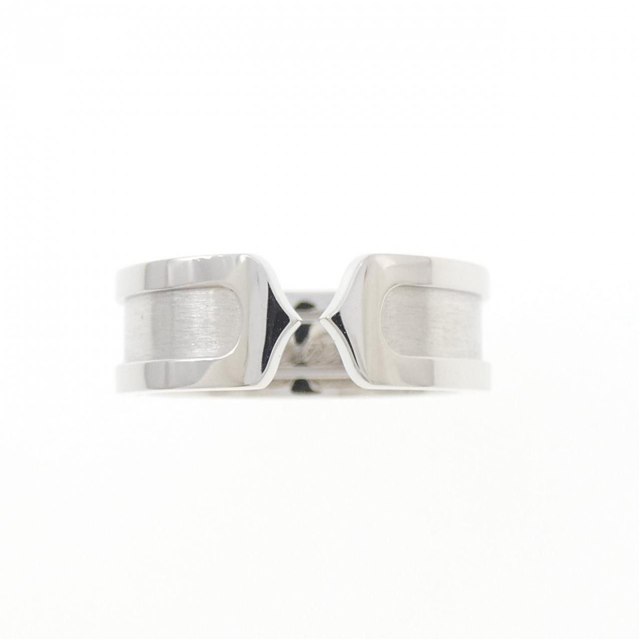 Cartier Cartier Cartier C2 Au750 White Gold Ring Size 11 Precious Metal Ring B4040500 DUTY FREE for USA Size ONE SIZE - 2 Thumbnail