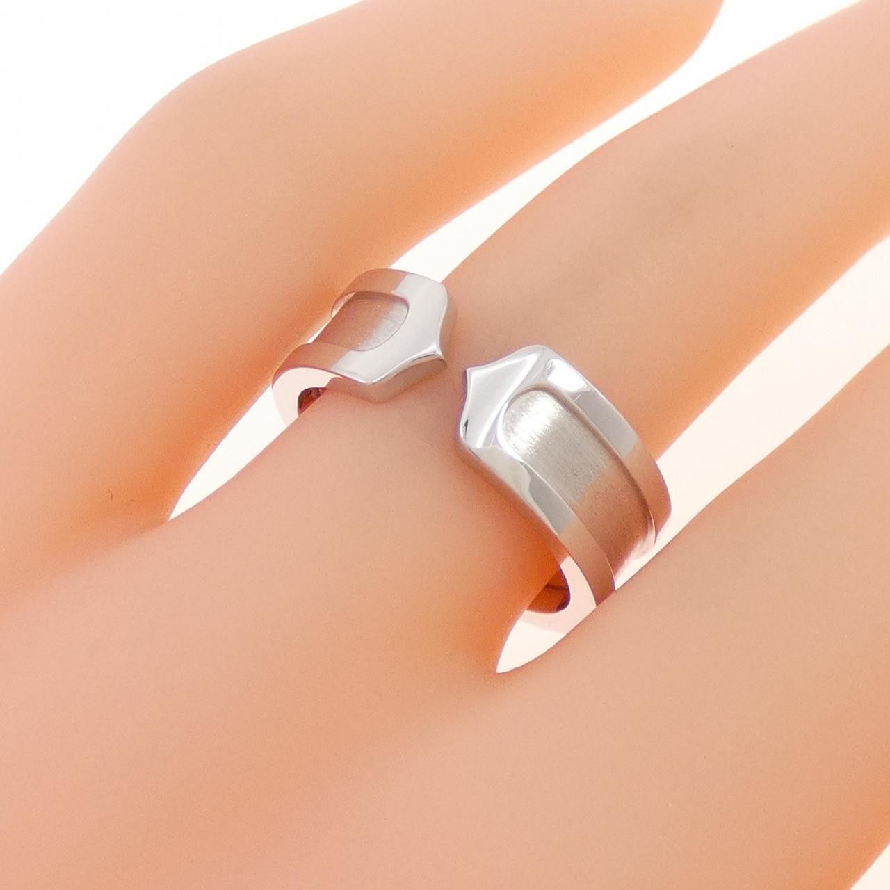 Cartier Cartier Cartier C2 Au750 White Gold Ring Size 11 Precious Metal Ring B4040500 DUTY FREE for USA Size ONE SIZE - 5 Thumbnail