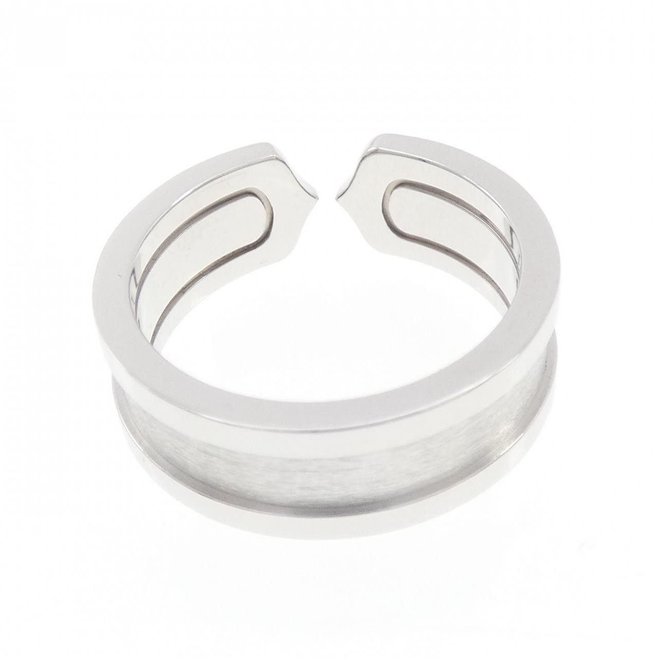 Cartier Cartier Cartier C2 Au750 White Gold Ring Size 11 Precious Metal Ring B4040500 DUTY FREE for USA Size ONE SIZE - 3 Thumbnail