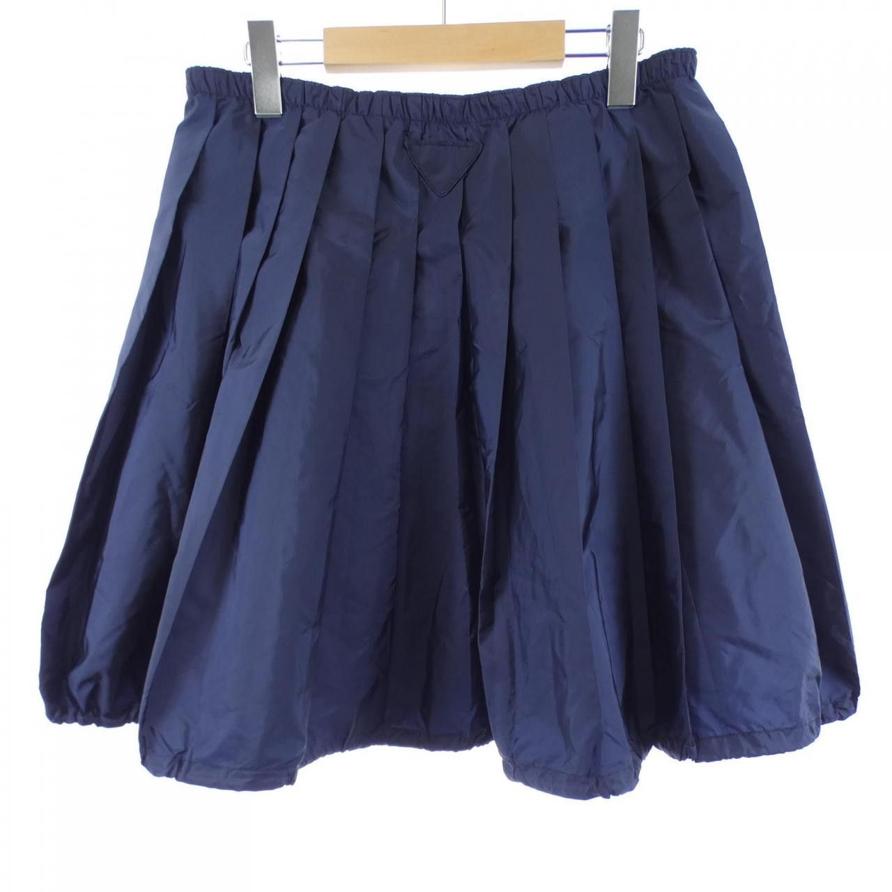 Prada Prada Prada Light Pleated Skirt Re-Nylon Skirt Textile Skirts 21H008 SOOO 1WQ9 DUTY FREE for USA Size ONE SIZE - 2 Thumbnail
