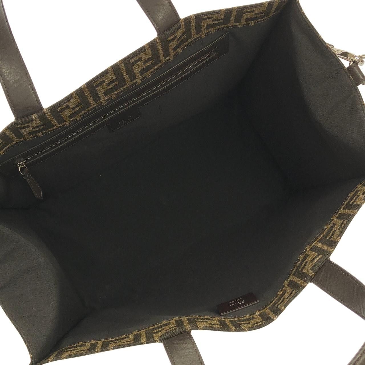 Fendi Fendi Fendi Canvas Calfskin Bag Leather Tote Bag 7VA390AG0M DUTY FREE for USA Size ONE SIZE - 8 Thumbnail