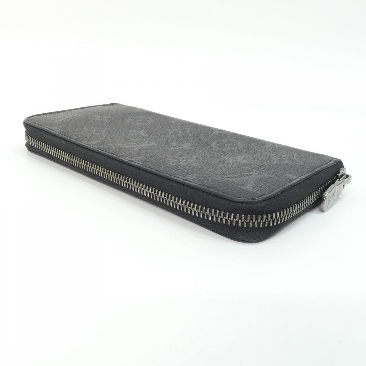 Louis Vuitton Louis Vuitton Louis Vuitton Zippy Wallet Horizontal Monogram Eclipse Long Wallet Textile Long Wallet M11611 DUTY FREE for USA Size ONE SIZE - 2 Thumbnail
