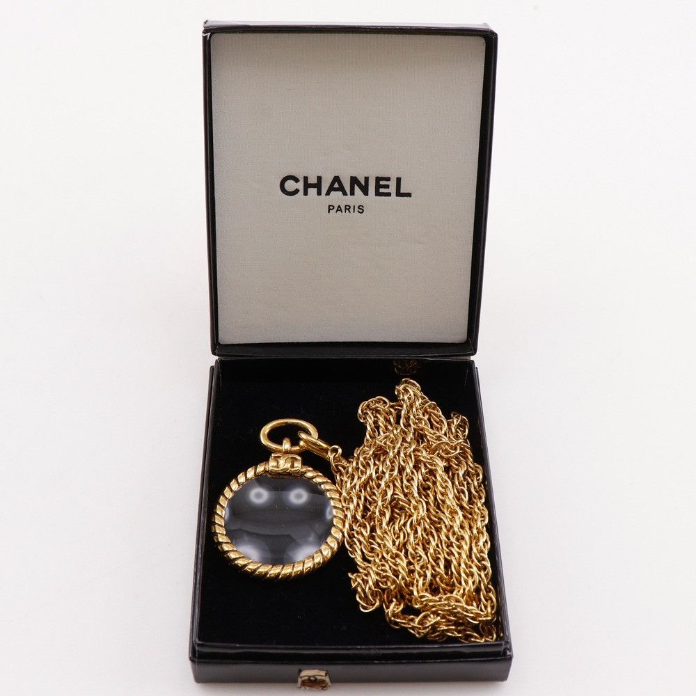 Chanel Chanel Chanel Loupe Pendant Necklace Metal Necklace DUTY FREE for USA Size ONE SIZE - 15 Thumbnail