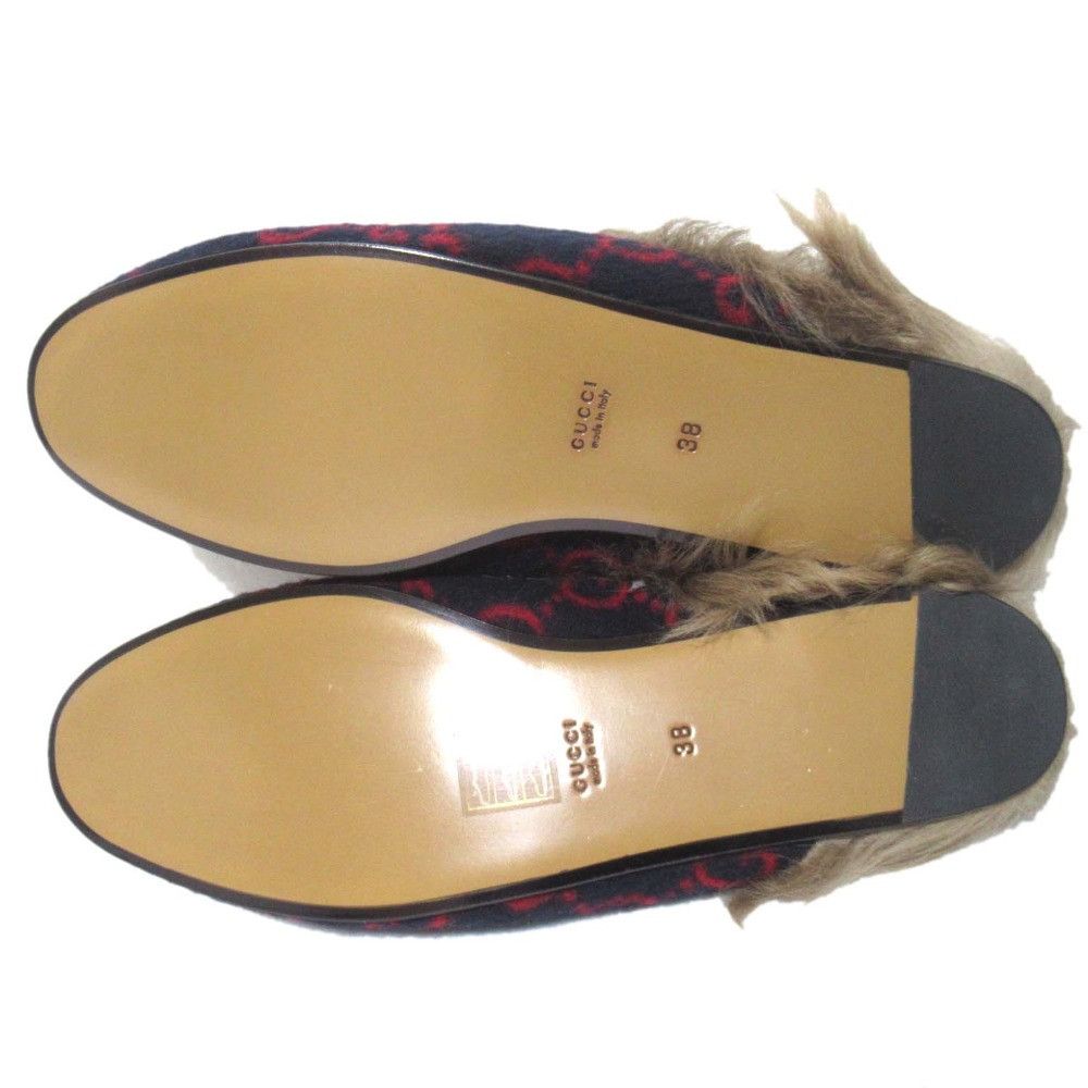 Gucci Gucci Gucci Princetown GG Canvas Slippers Textile Shoes DUTY FREE for USA Size ONE SIZE - 6 Thumbnail