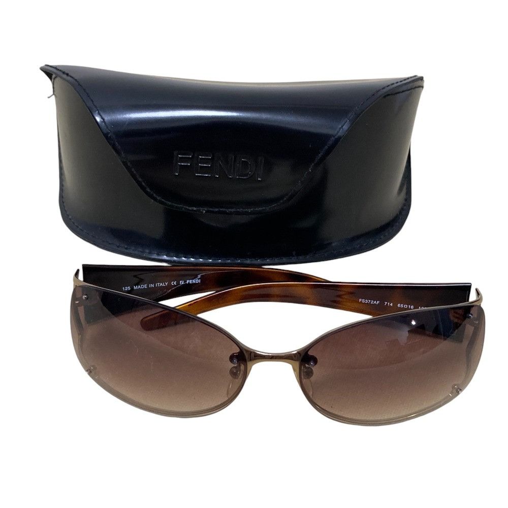 Fendi Fendi Fendi Zucca Metal Frame Sunglasses Plastic / Synthetic Sunglasses FS372AF DUTY FREE for USA Size ONE SIZE - 10 Thumbnail