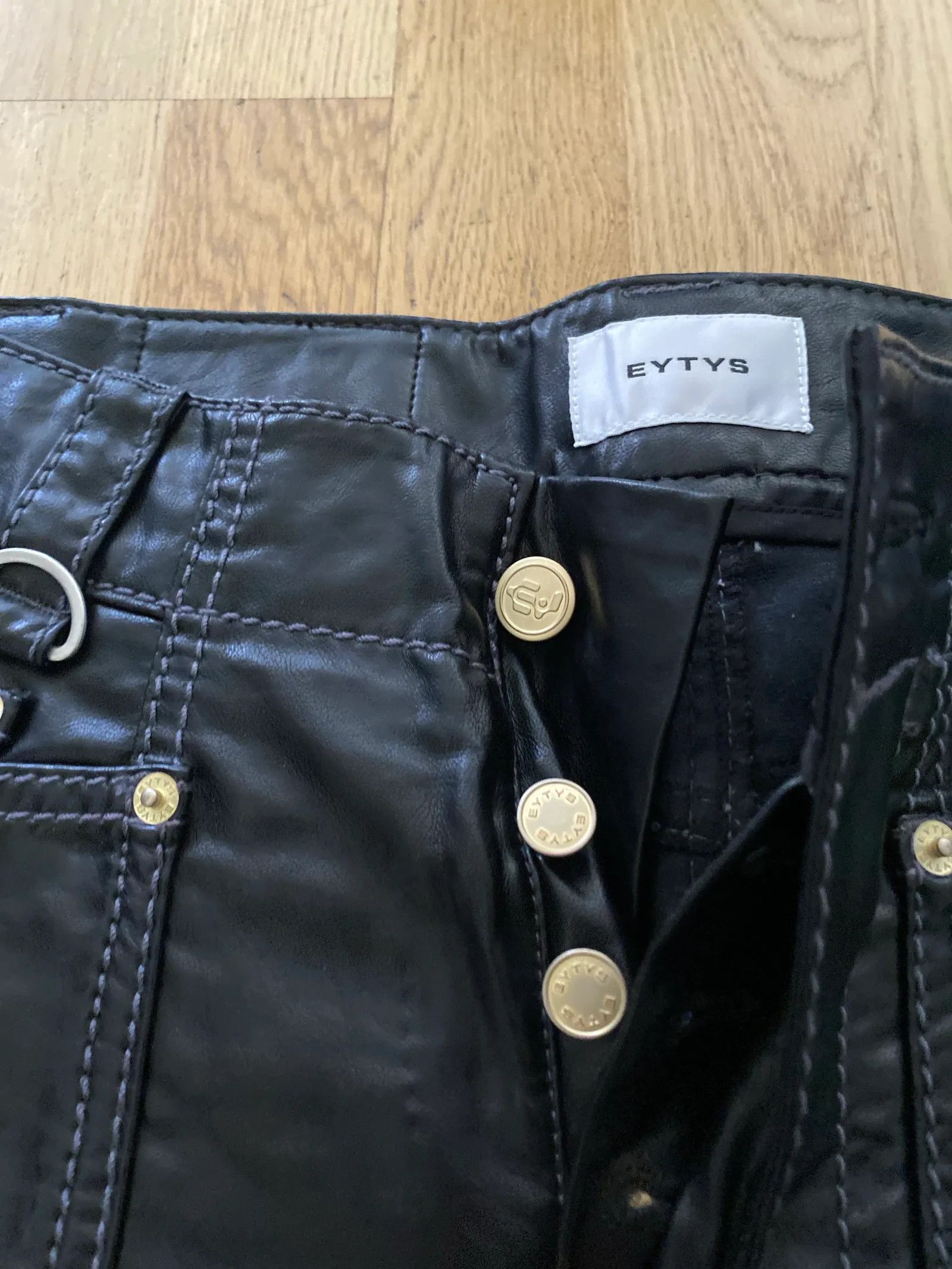 Eytys Eytys Mercury Black Pants Size 26" / US 2 / IT 38 - 3 Thumbnail