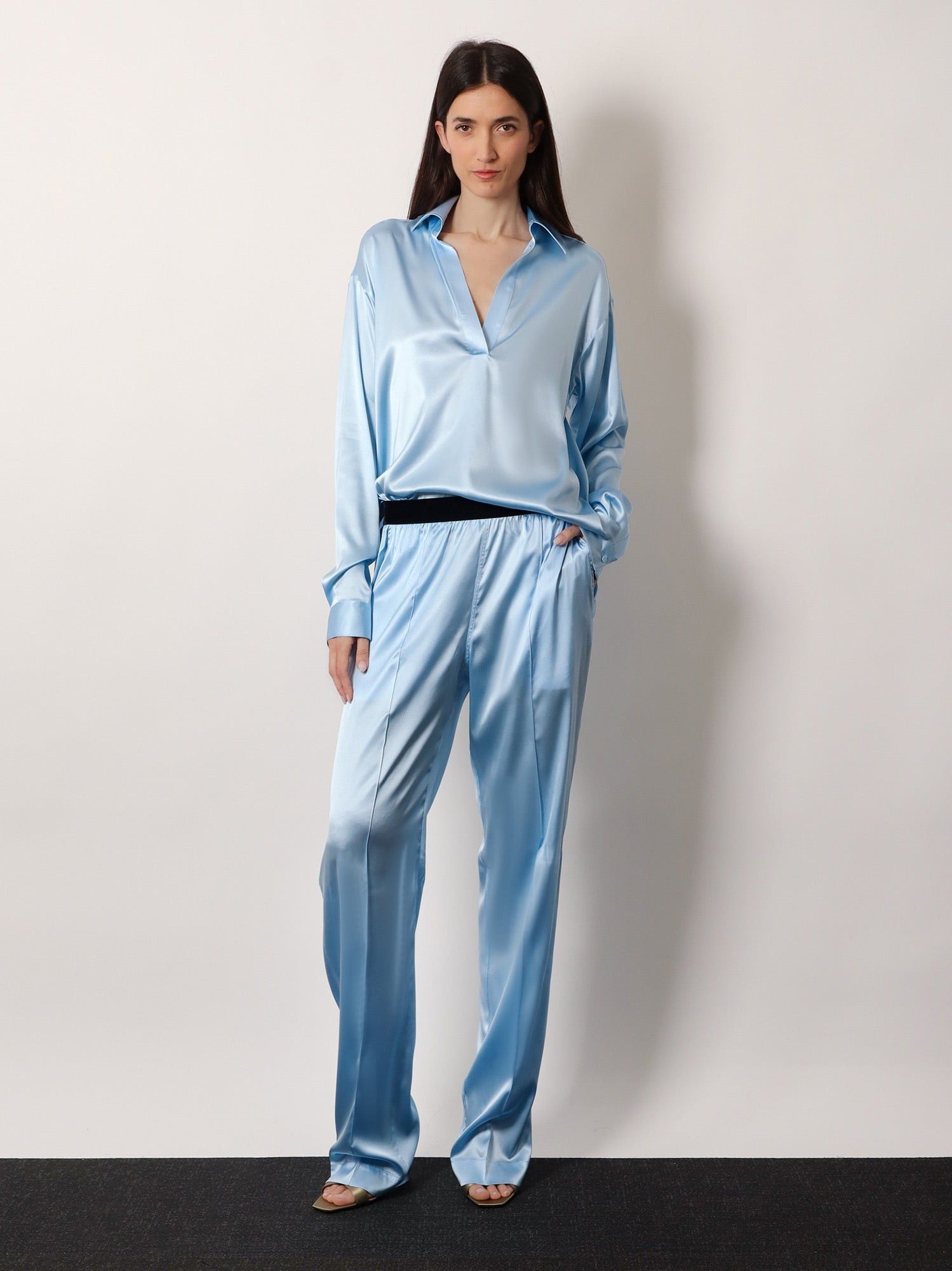 Tom Ford Stretch Satin Shirt Size S / US 4 / IT 40 - 4 Thumbnail
