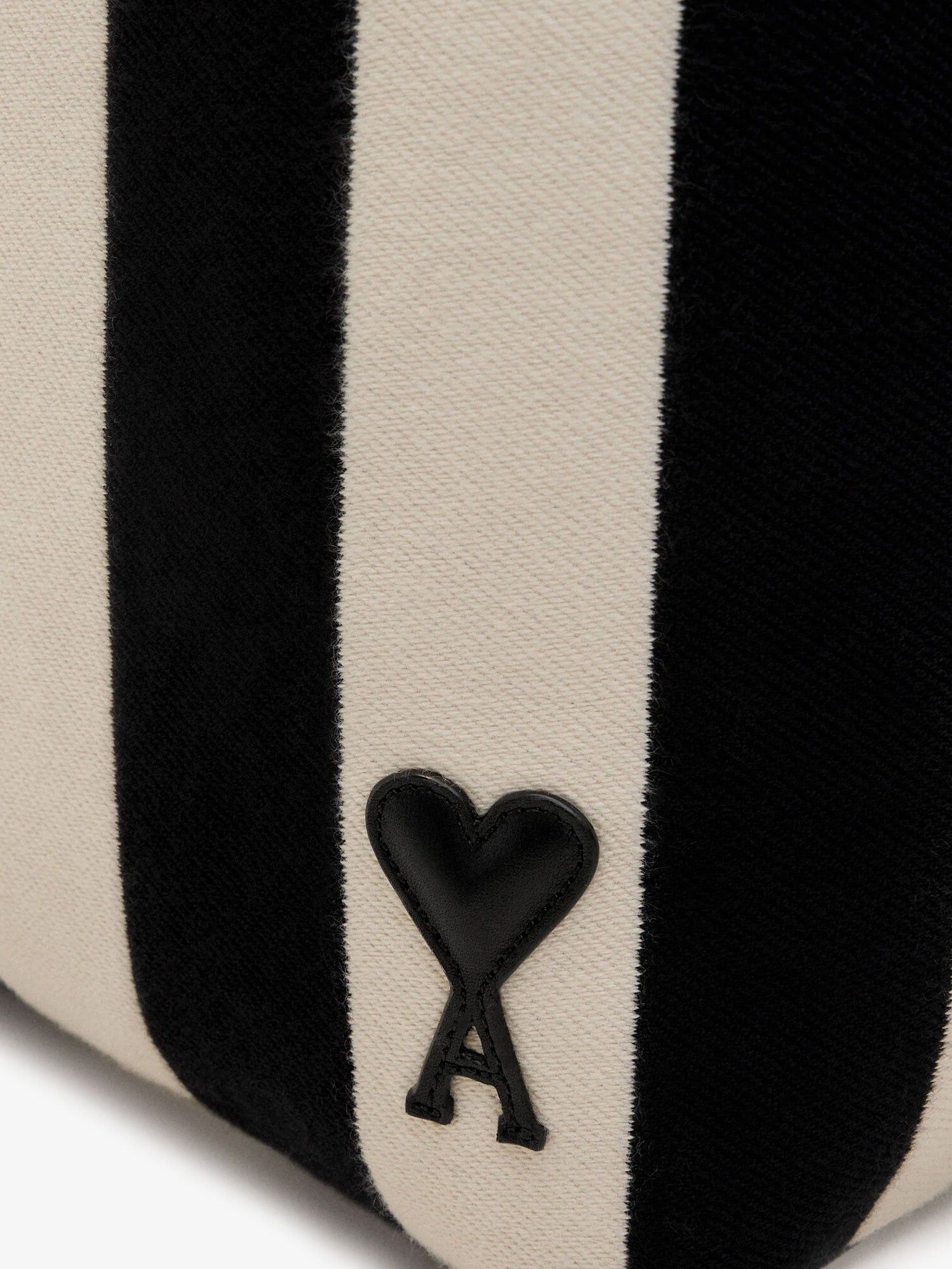 AMI Ami De Coeur Canvas Shopping Bag Size ONE SIZE - 4 Thumbnail