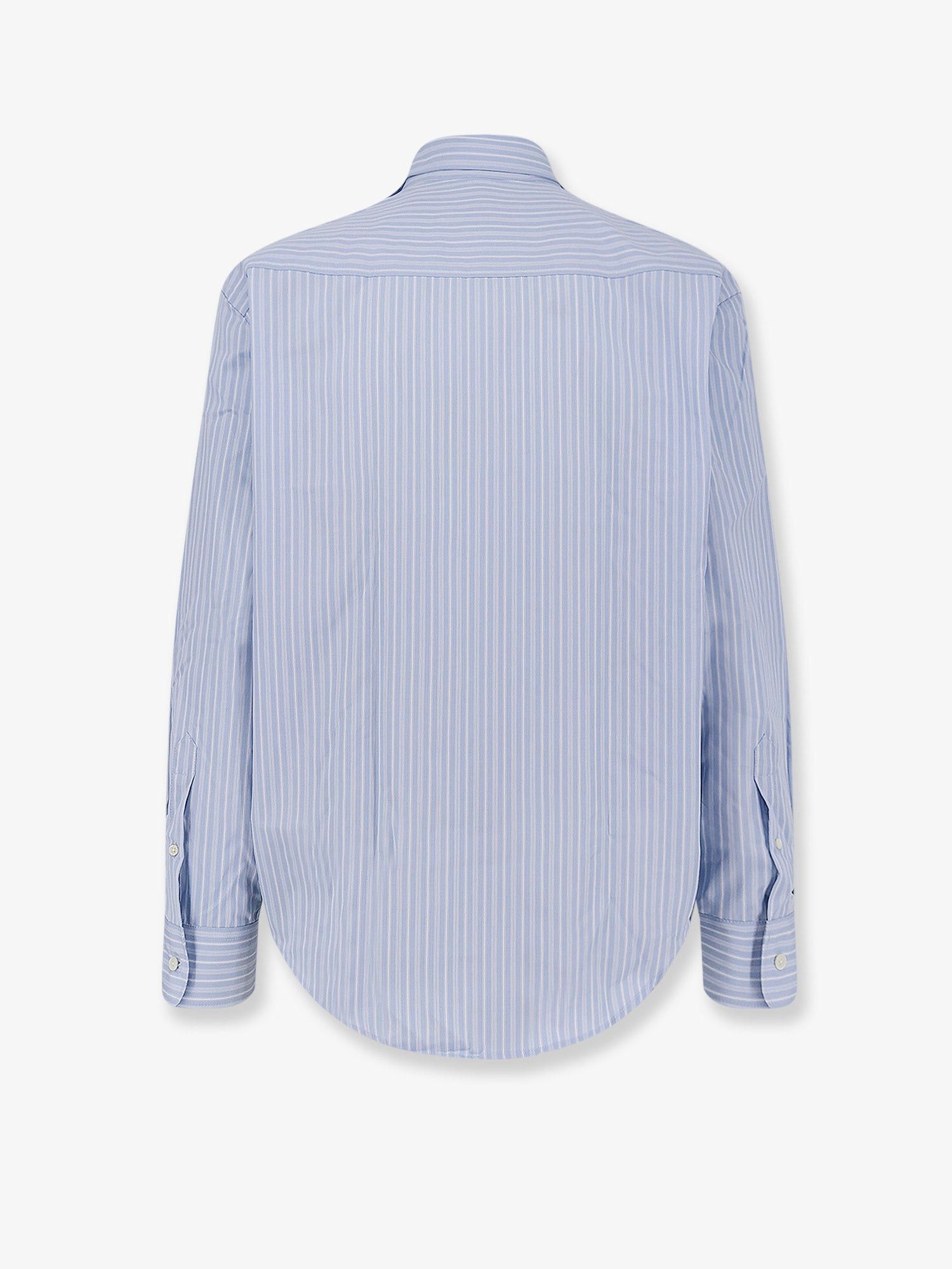 AMI Striped Cotton Shirt Size US XL / EU 56 / 4 - 2 Thumbnail