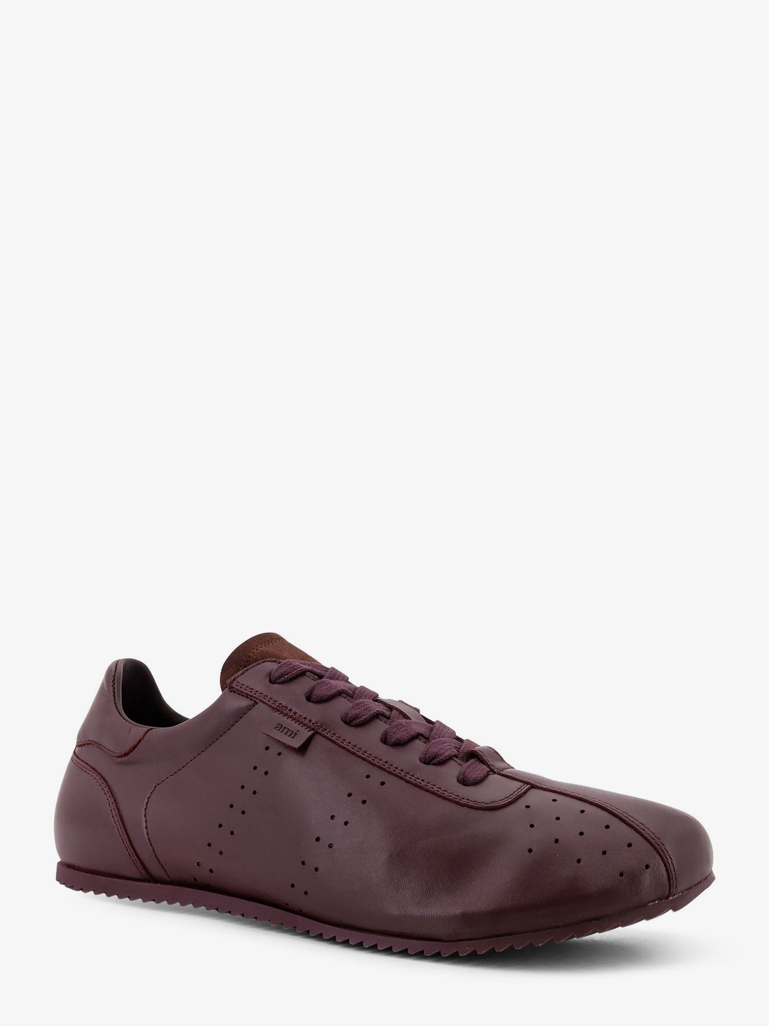 AMI Leather Low-Top Sneakers Size US 8 / EU 41 - 2 Thumbnail