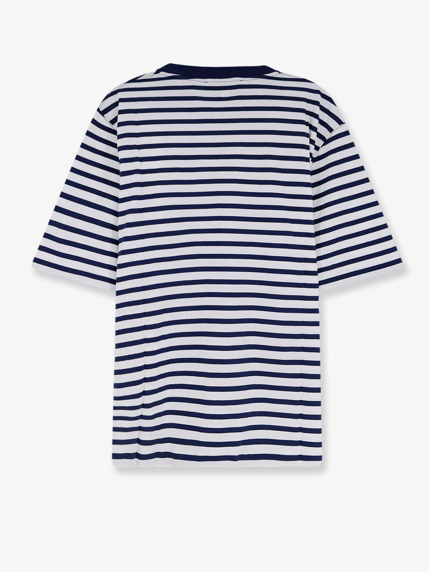 AMI Cotton T-Shirt With Embroidered Logo On The Front Size US S / EU 44-46 / 1 - 2 Thumbnail
