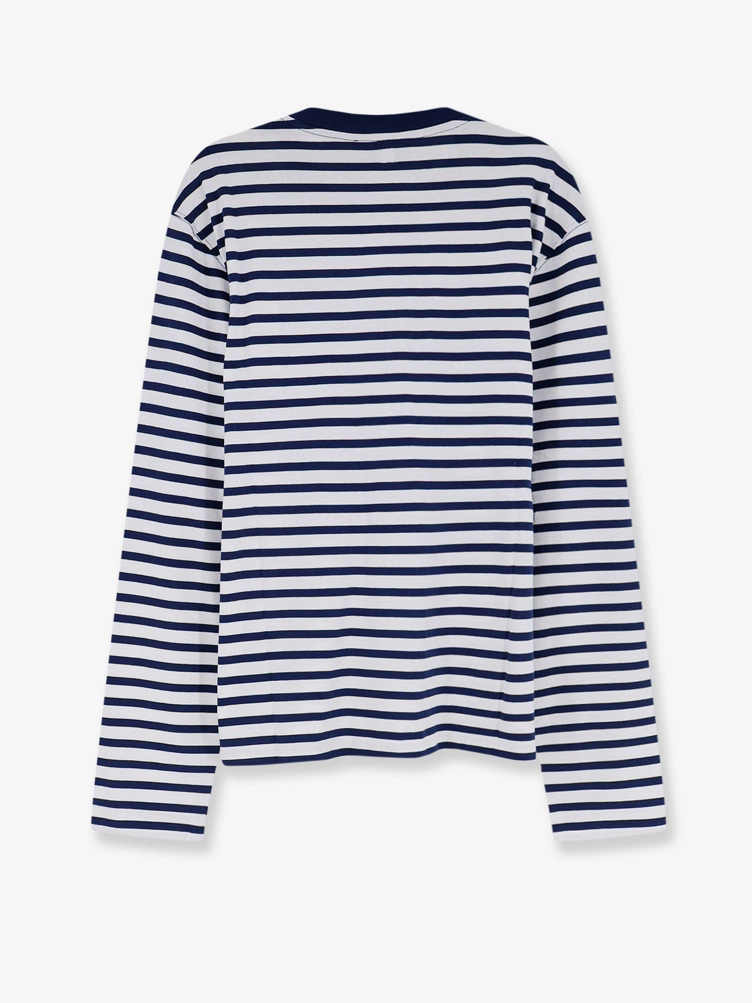 AMI Cotton T-Shirt With Striped Pattern Size US S / EU 44-46 / 1 - 2 Thumbnail