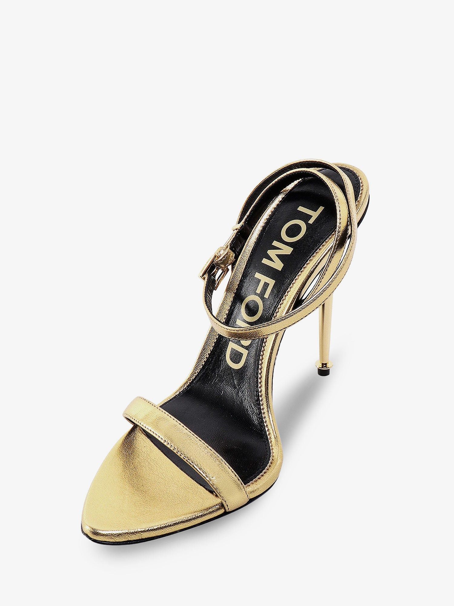 Tom Ford Laminated Leather Sandals With Iconic Padlock Size US 6 / IT 36 - 4 Thumbnail