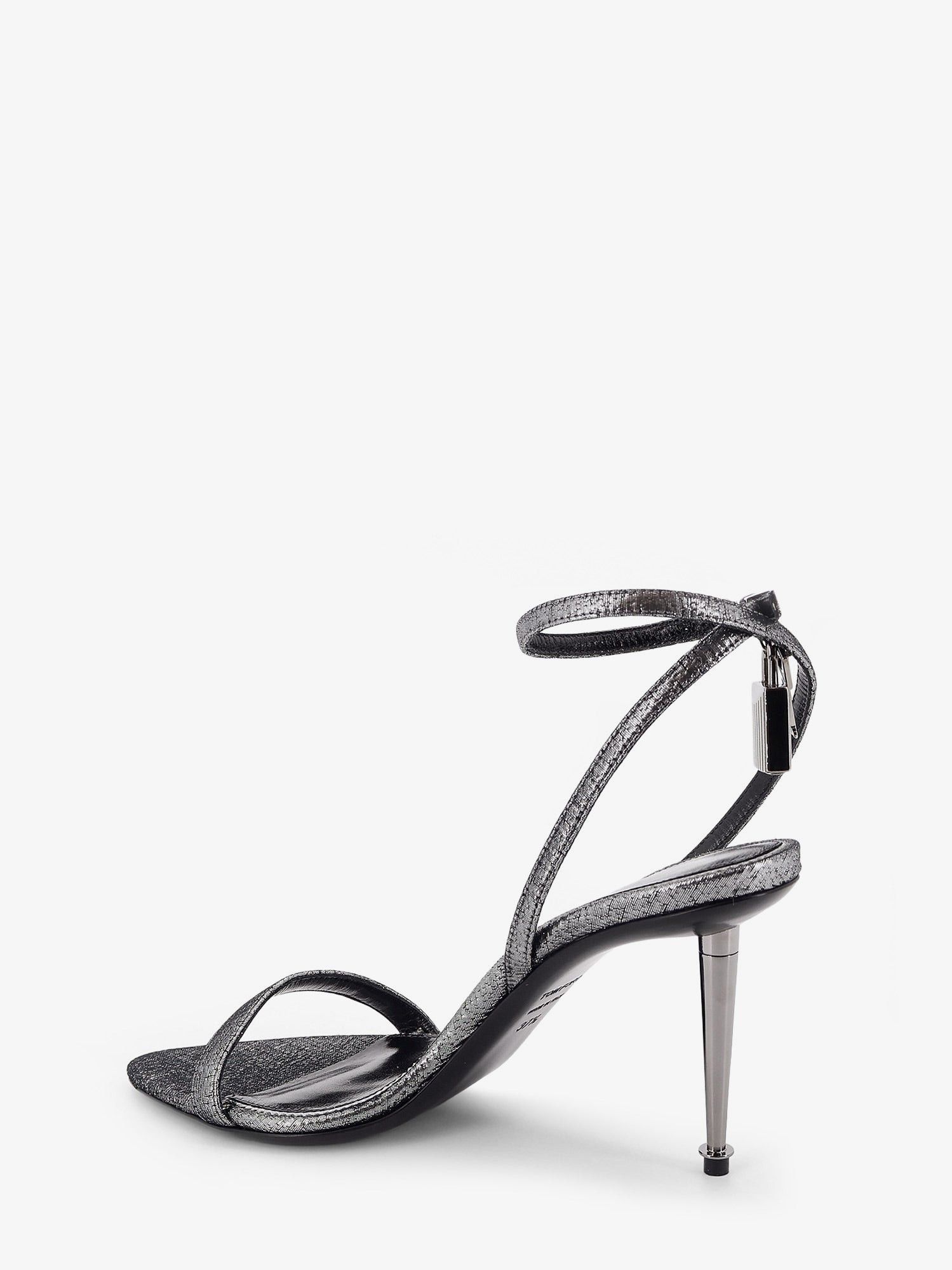 Tom Ford Laminated Heeled Sandals With Laminated Effect Size US 7 / IT 37 - 2 Thumbnail