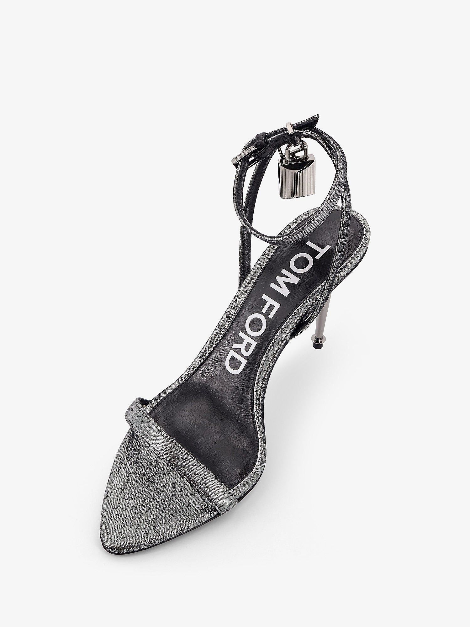 Tom Ford Laminated Heeled Sandals With Laminated Effect Size US 8.5 / IT 38.5 - 3 Thumbnail