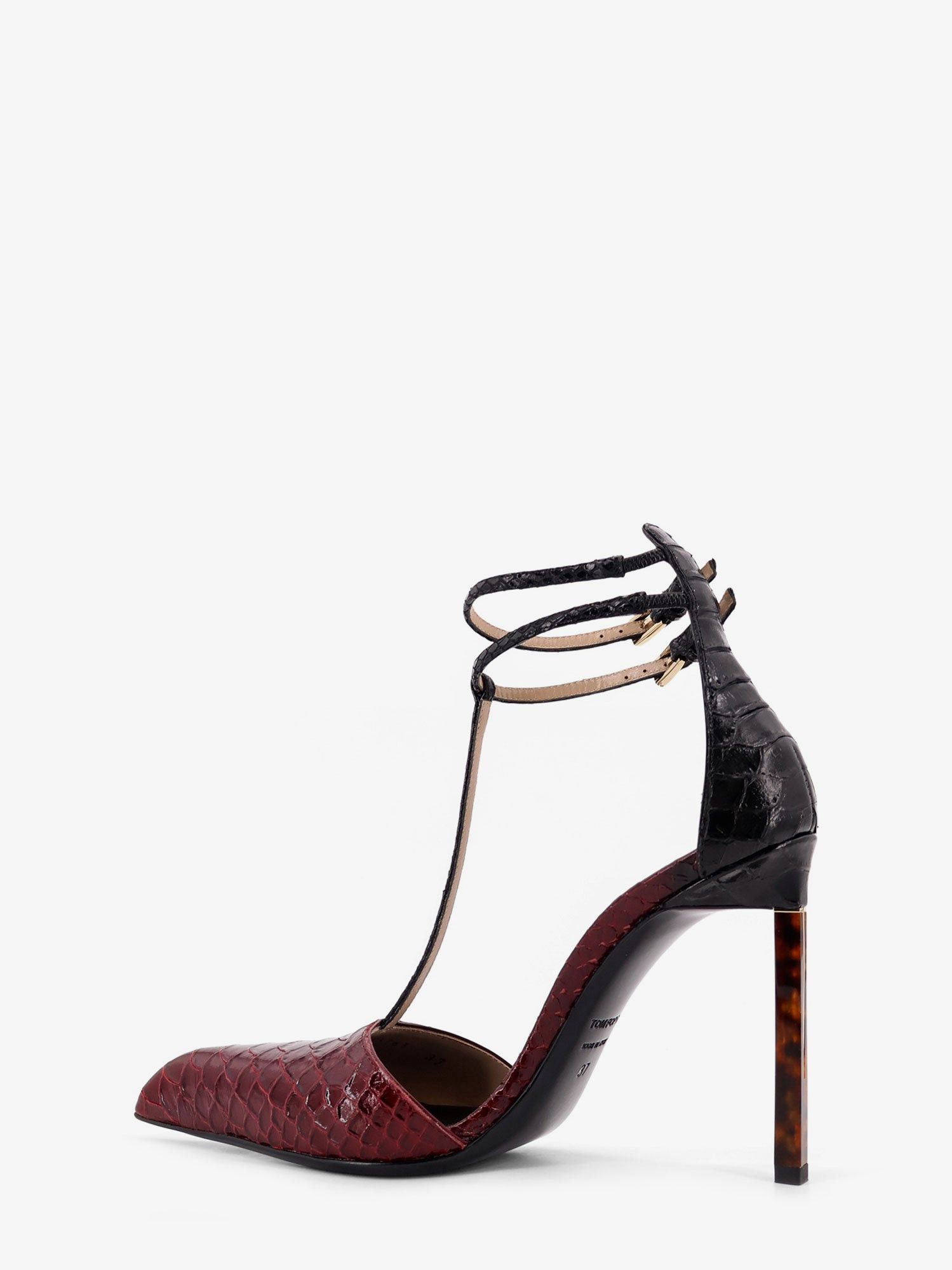 Tom Ford Python-Effect Leather Pumps Size US 9 / IT 39 - 3 Thumbnail