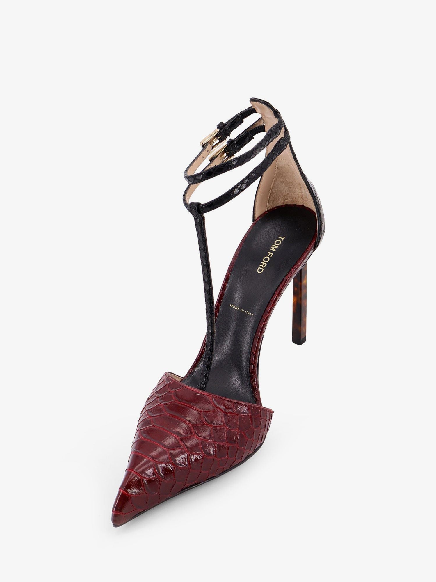 Tom Ford Python-Effect Leather Pumps Size US 9 / IT 39 - 4 Thumbnail