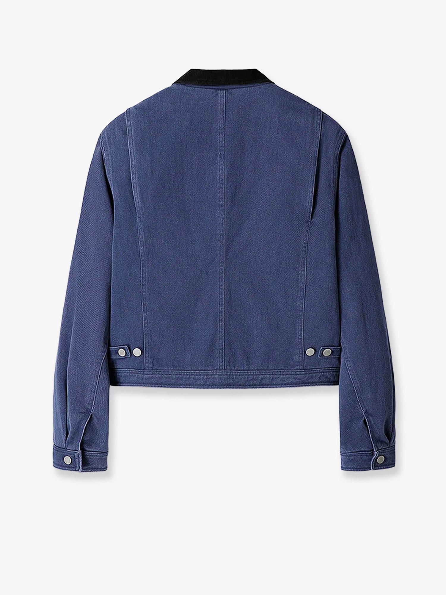 TONYWACK Crop Fit Blue Denim Jacket Size L / US 10 / IT 46 - 2 Thumbnail