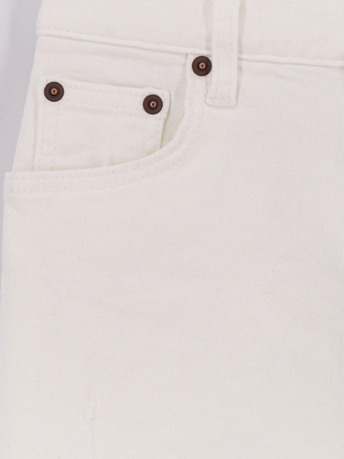TONYWACK Cotton Skirt With Rippings Detail Size 30" / US 8 / IT 44 - 3 Thumbnail
