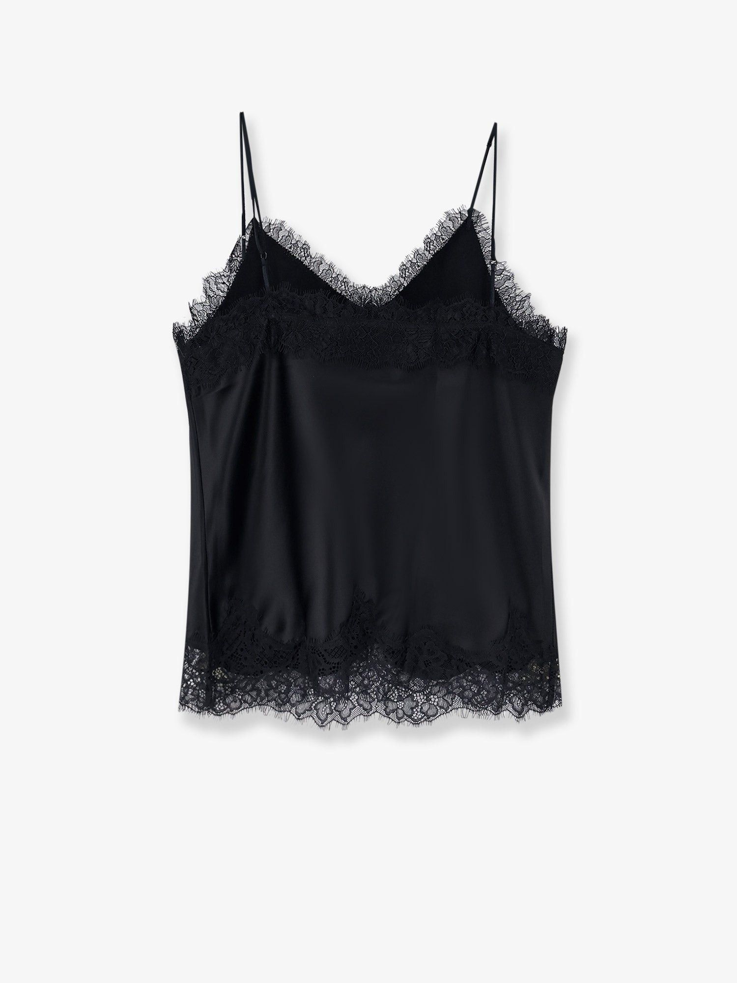 TONYWACK Satin Top With Lace Profiles Size M / US 6-8 / IT 42-44 - 2 Thumbnail
