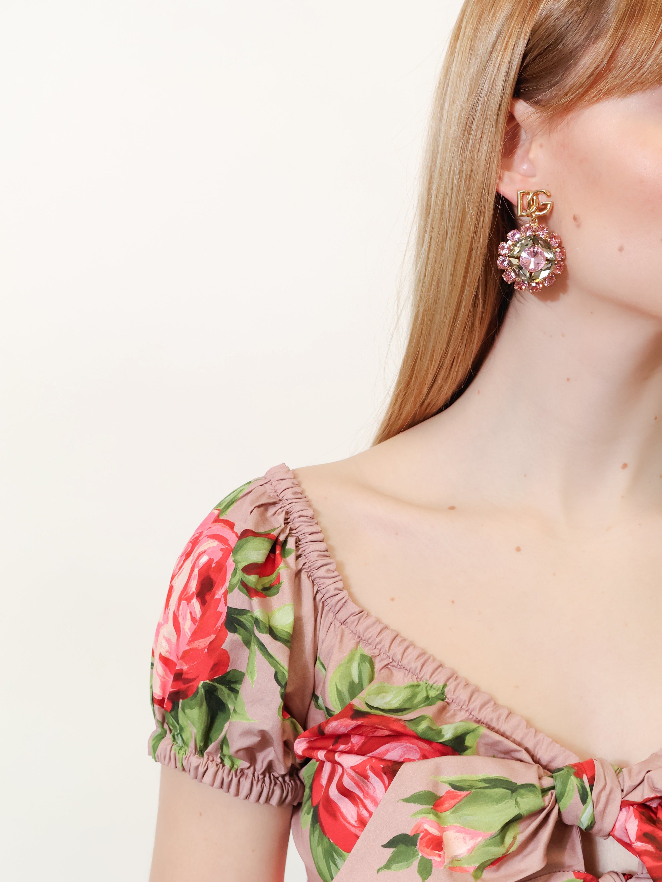 Dolce & Gabbana Multicolored Brass Earrings Size ONE SIZE - 3 Thumbnail