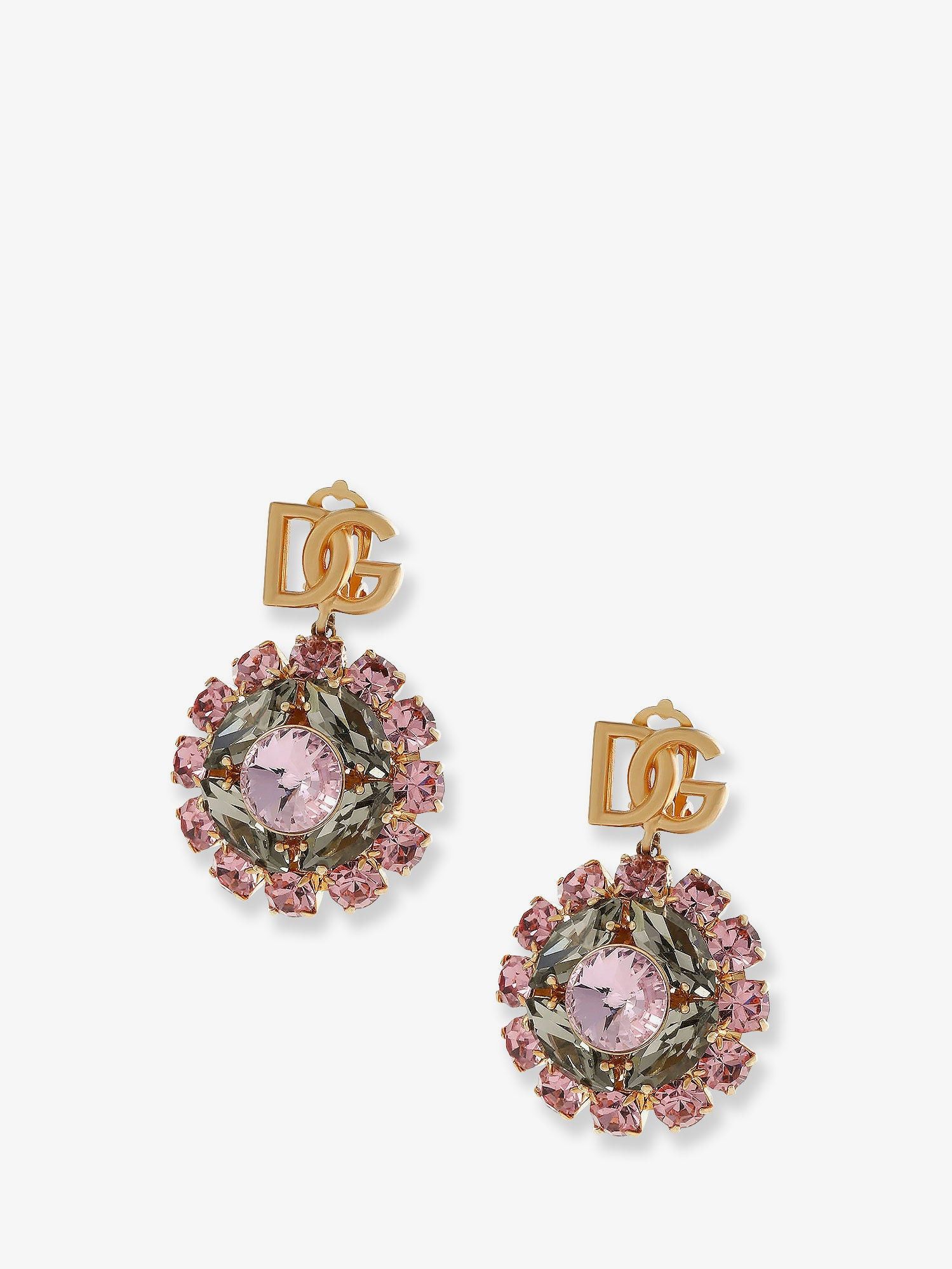 Dolce & Gabbana Multicolored Brass Earrings Size ONE SIZE - 2 Thumbnail