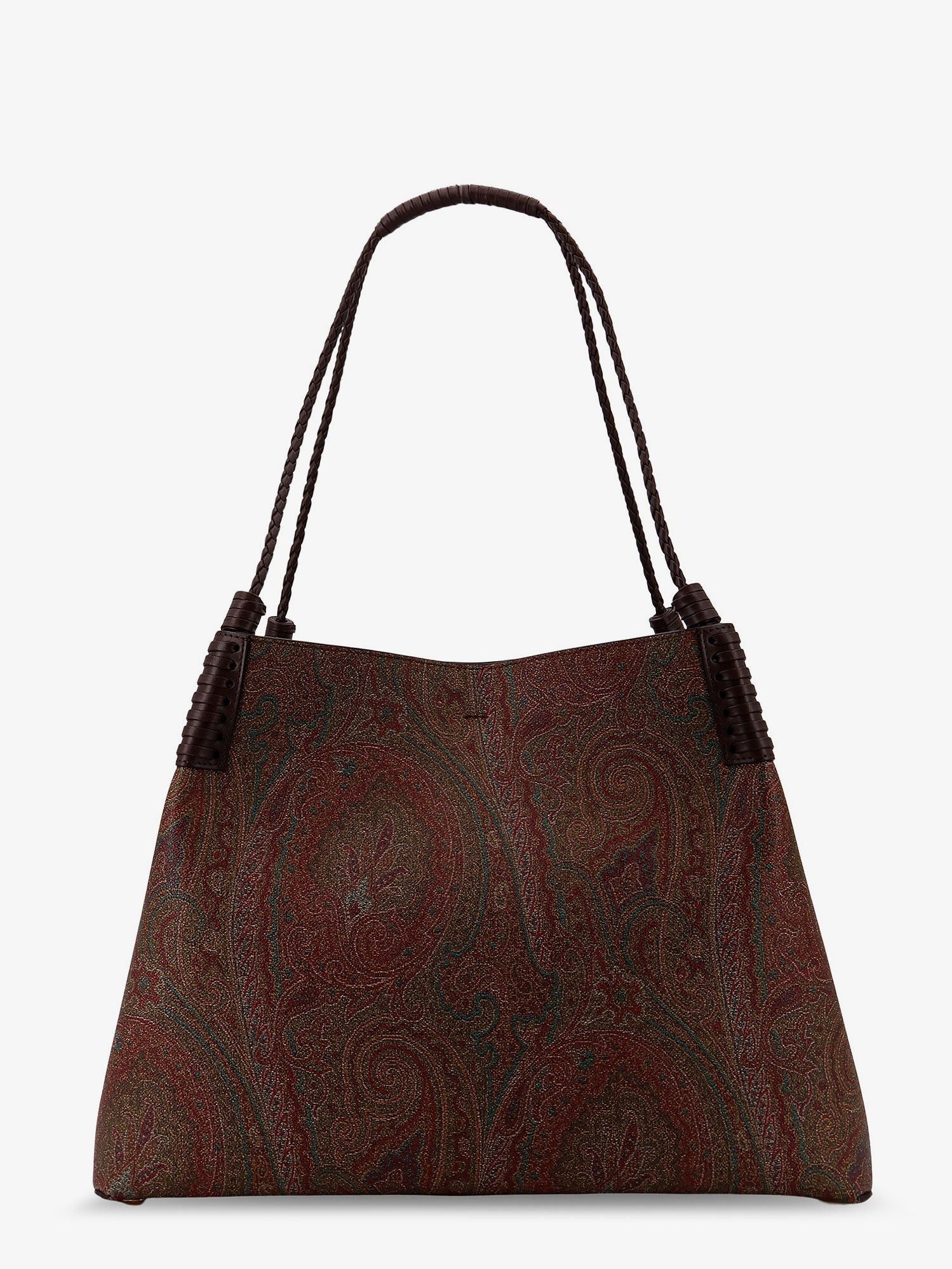 Etro Coated Canvas Shoulder Bag With Paisley Jacquard Pattern Size ONE SIZE - 2 Thumbnail