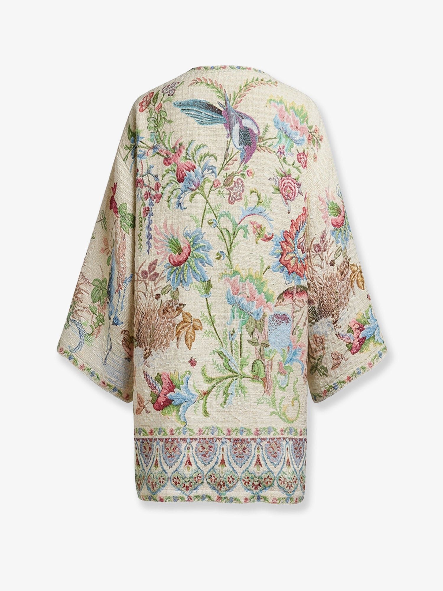 Etro Multicolor Cotton Blend Kimono Size M / US 6-8 / IT 42-44 - 2 Thumbnail