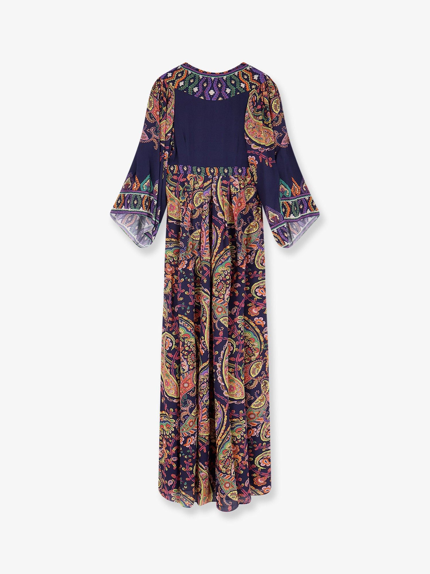 Etro Multicolor Viscose Long Dress Size L / US 10 / IT 46 - 2 Thumbnail