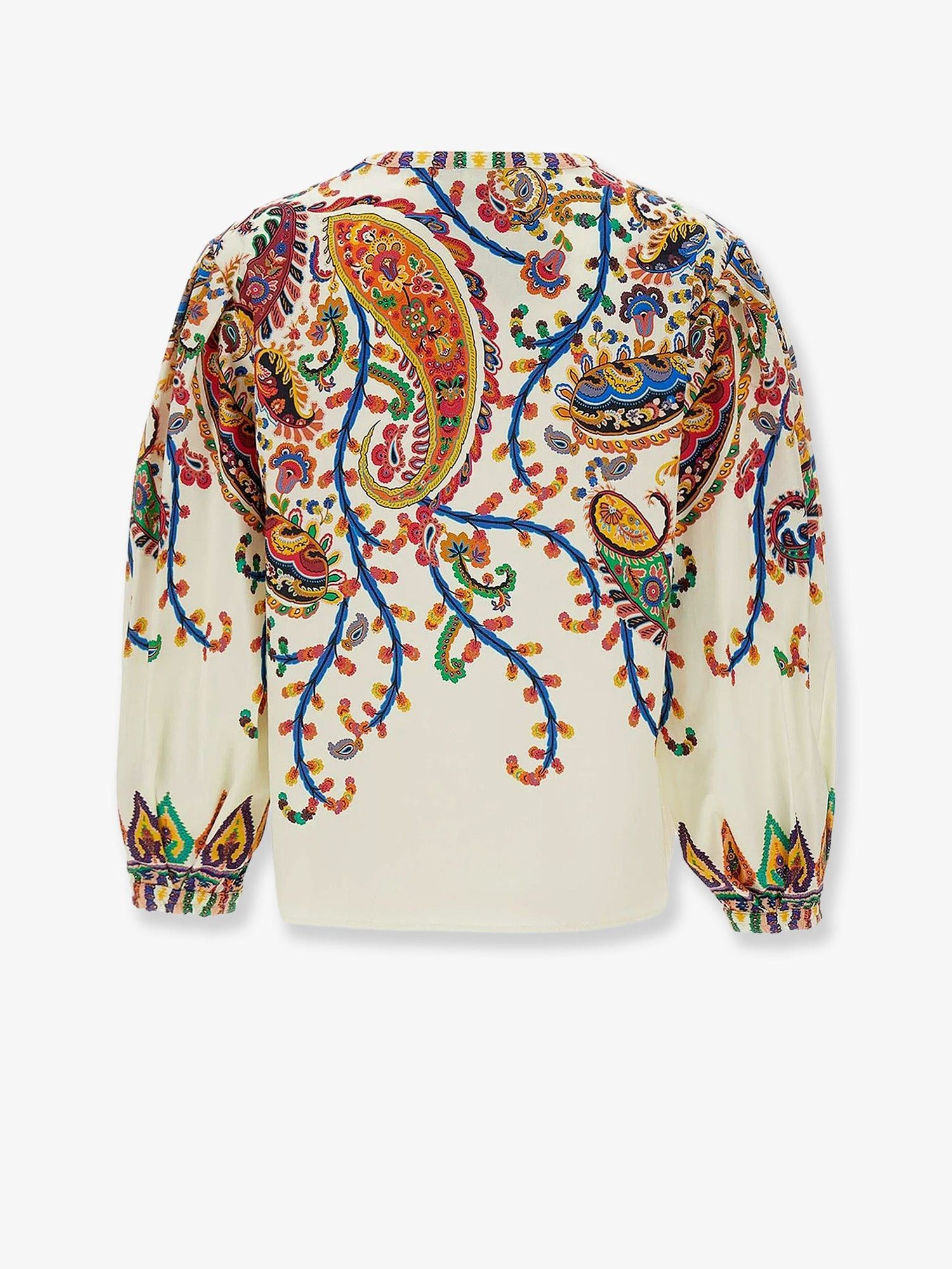 Etro Multicolor Cotton Shirt Size M / US 6-8 / IT 42-44 - 2 Thumbnail