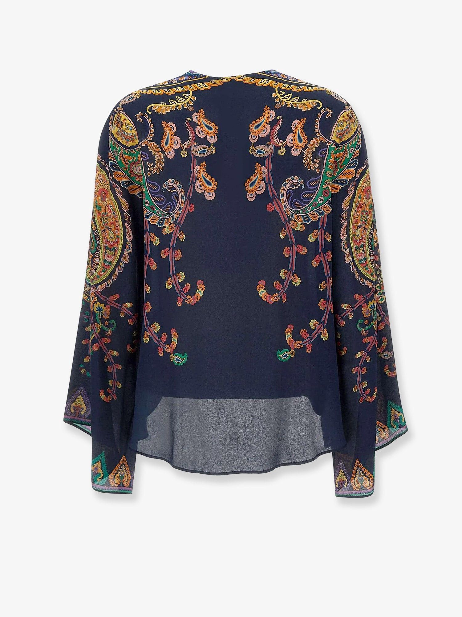 Etro Multicolor Silk Shirt Size M / US 6-8 / IT 42-44 - 2 Thumbnail