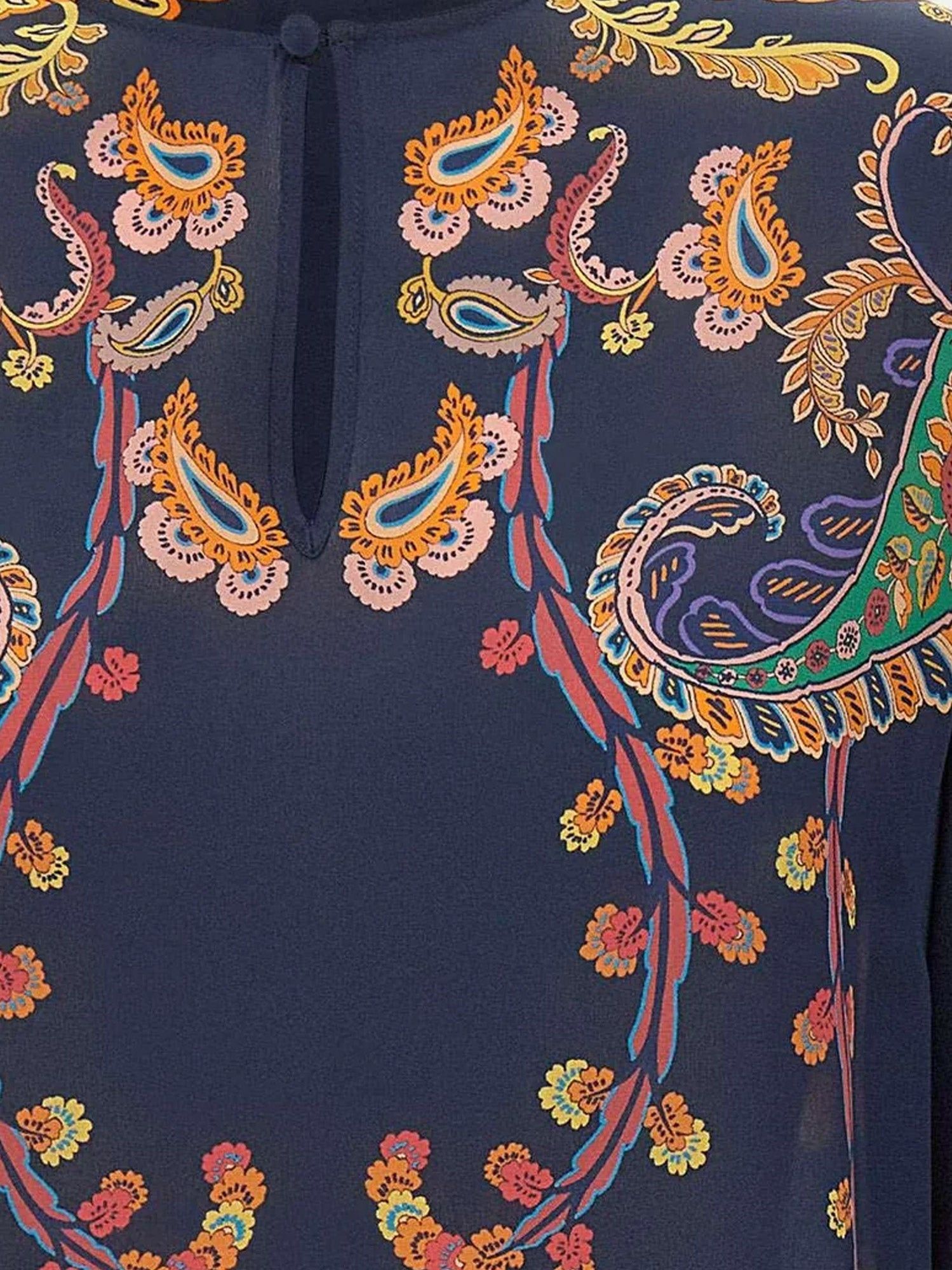 Etro Multicolor Silk Shirt Size M / US 6-8 / IT 42-44 - 3 Thumbnail