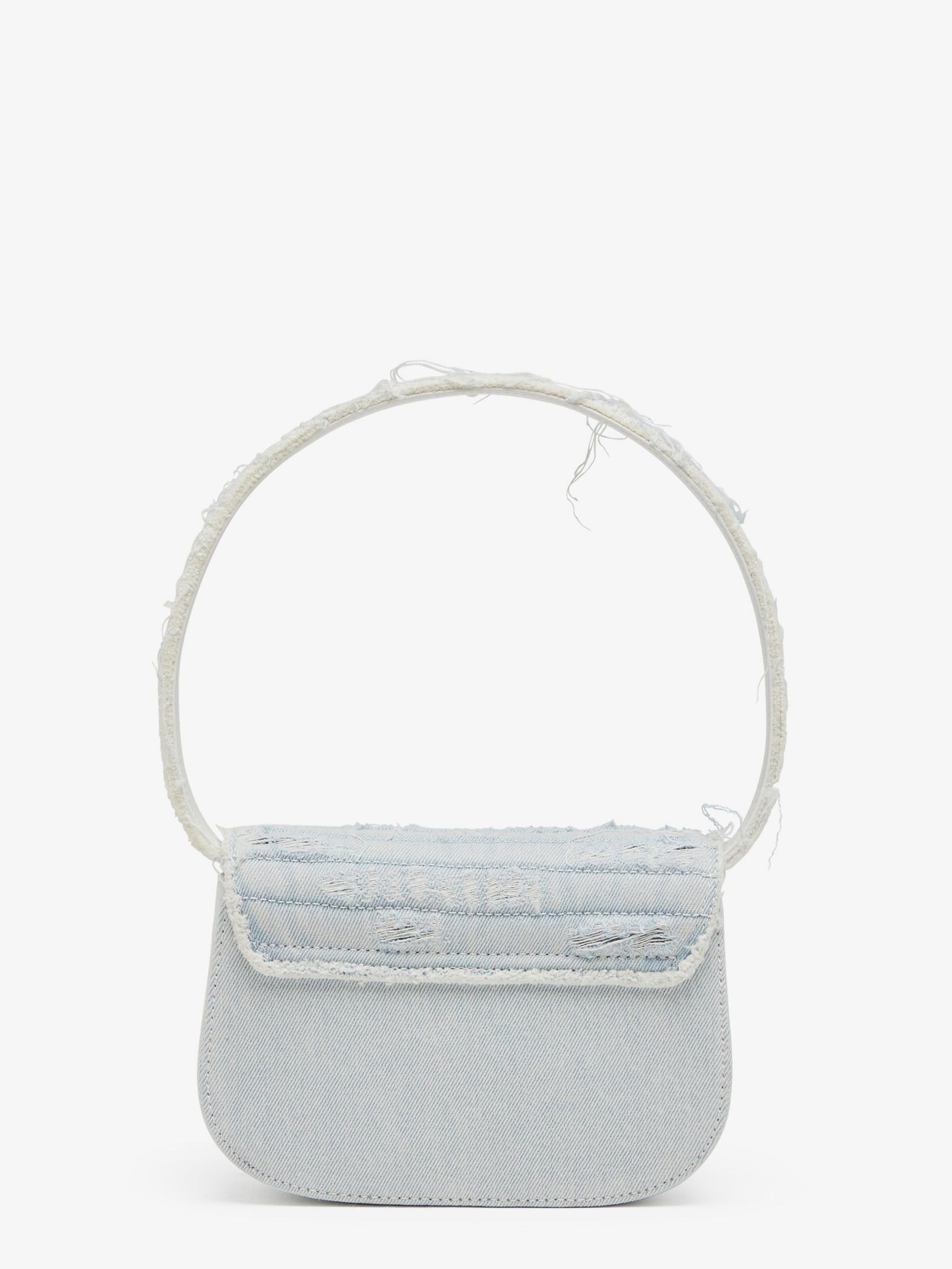 Diesel 1Dr Denim Shoulder Bag With Rhinestone D Logo Size ONE SIZE - 2 Thumbnail