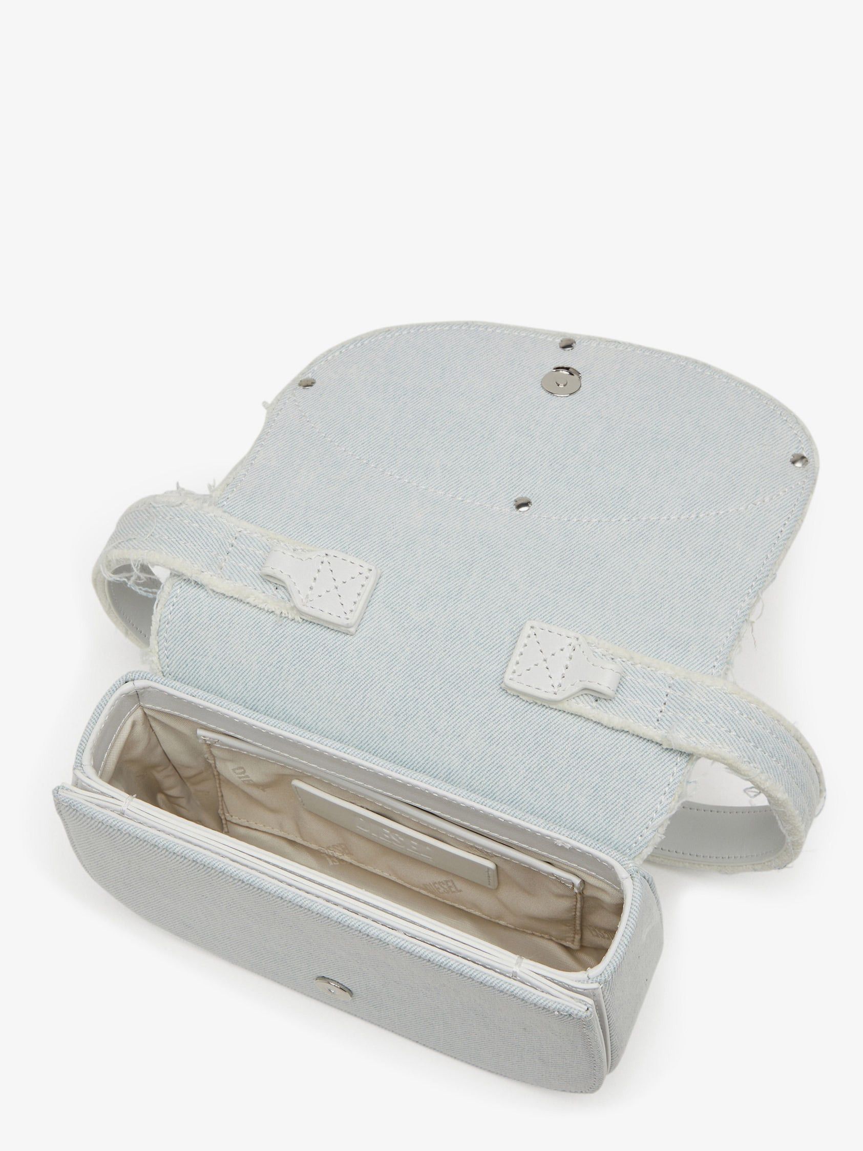 Diesel 1Dr Denim Shoulder Bag With Rhinestone D Logo Size ONE SIZE - 4 Thumbnail