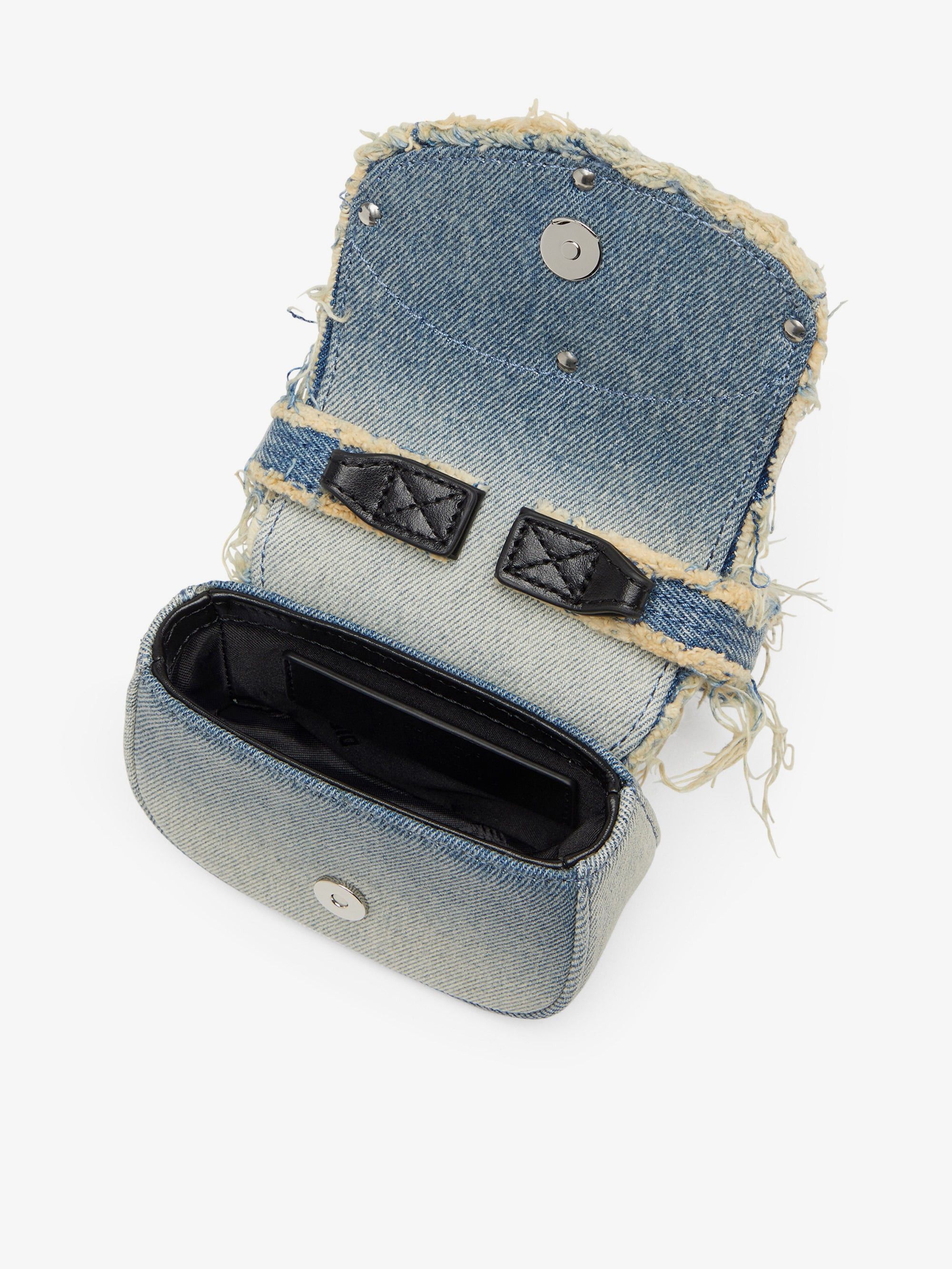 Diesel 1Dr Xs Denim Crossbody Bag Size ONE SIZE - 4 Thumbnail