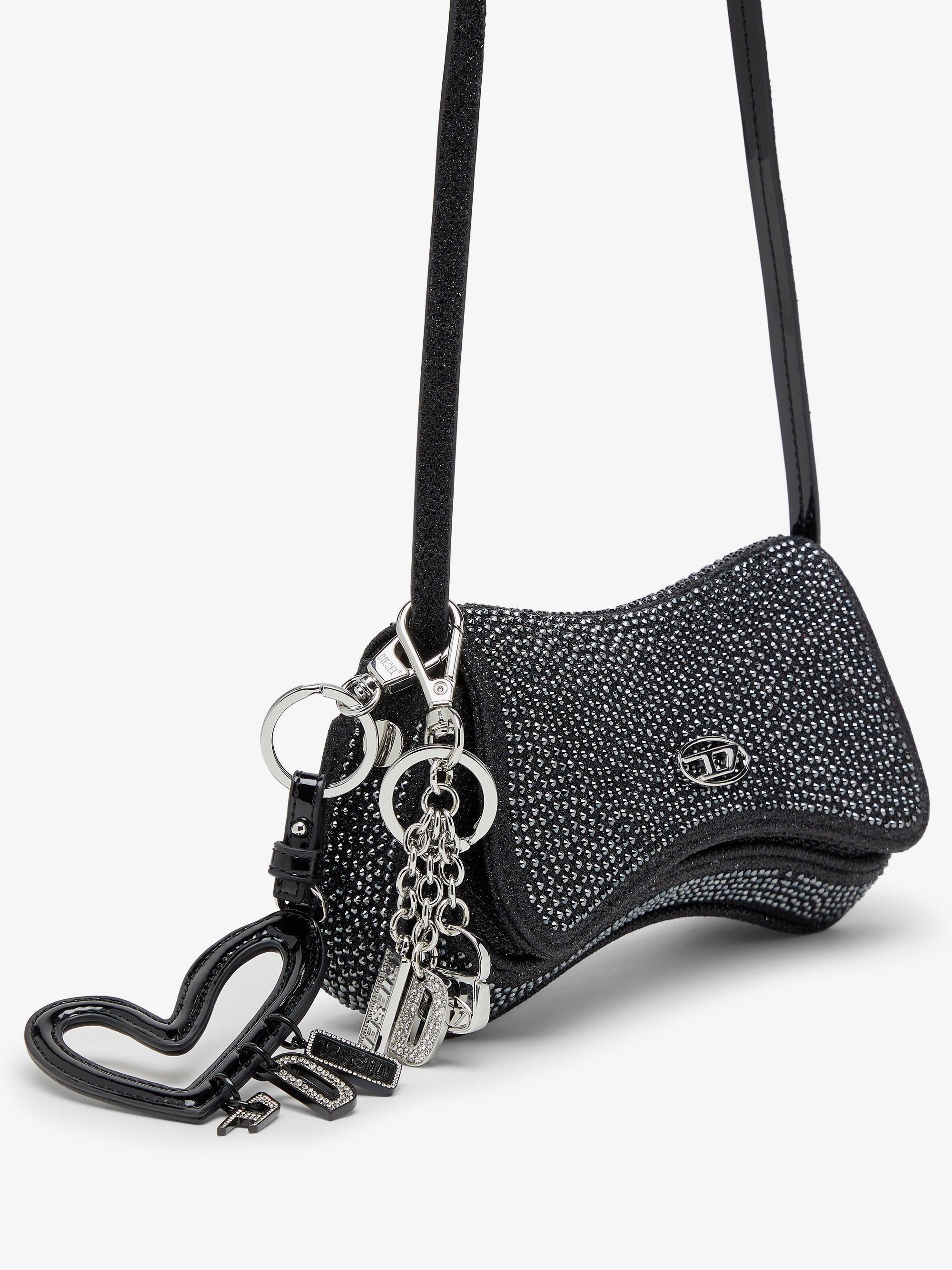 Diesel Play Crossbody Xs Shoulder Bag With All-Over Rhinestones Size ONE SIZE - 5 Thumbnail