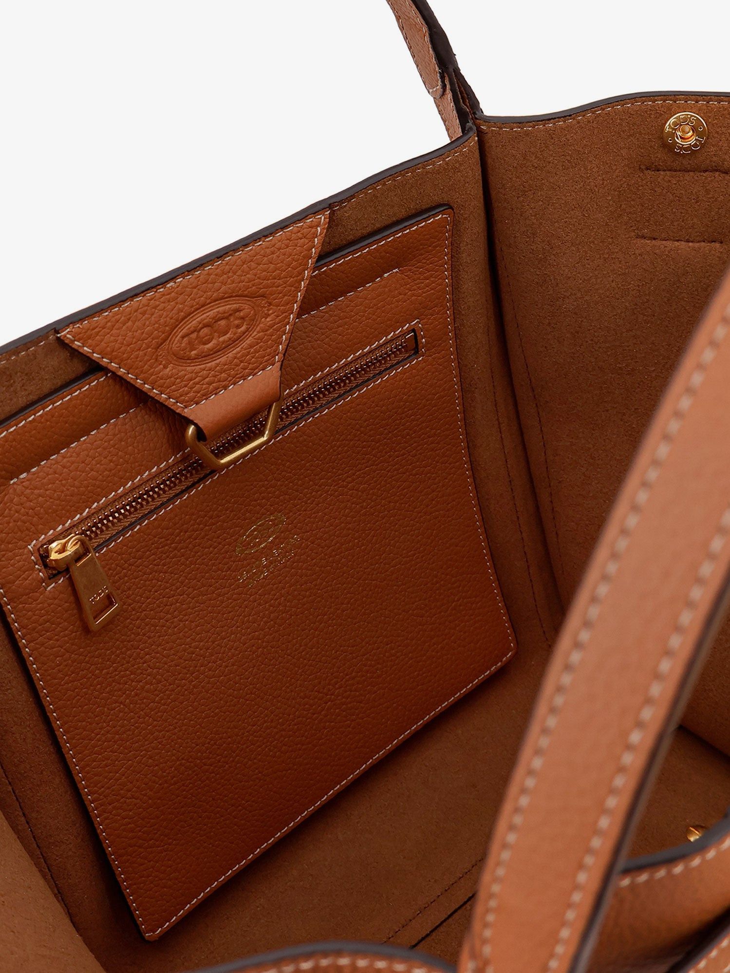 Tod's Hammered Leather Shopping Bag Size ONE SIZE - 4 Thumbnail