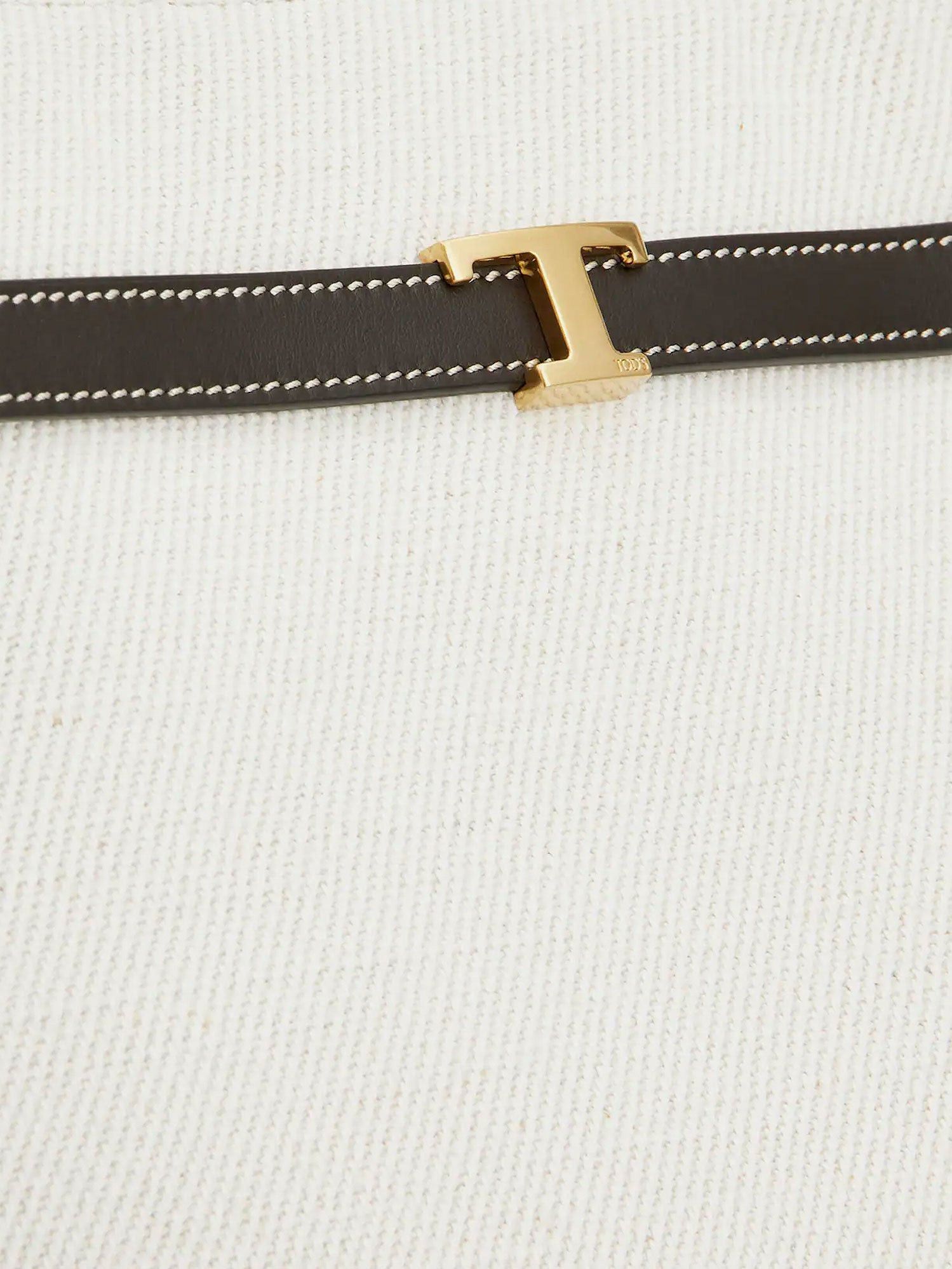 Tod's Tim Canvas And Leather Medium Shopping Bag Size ONE SIZE - 5 Thumbnail