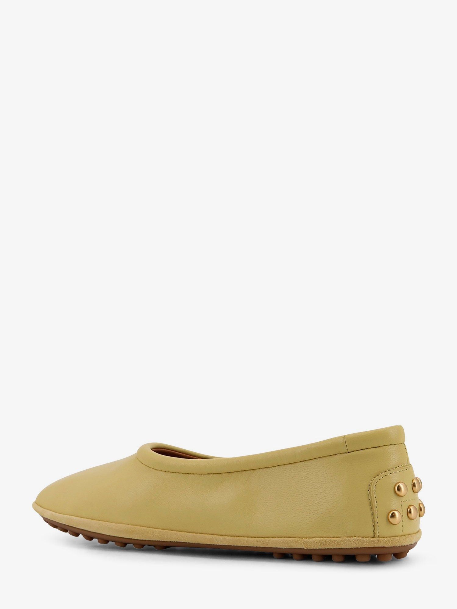 Tod's Leather Ballerina With Gomminos Detail On The Back Size US 6 / IT 36 - 3 Thumbnail