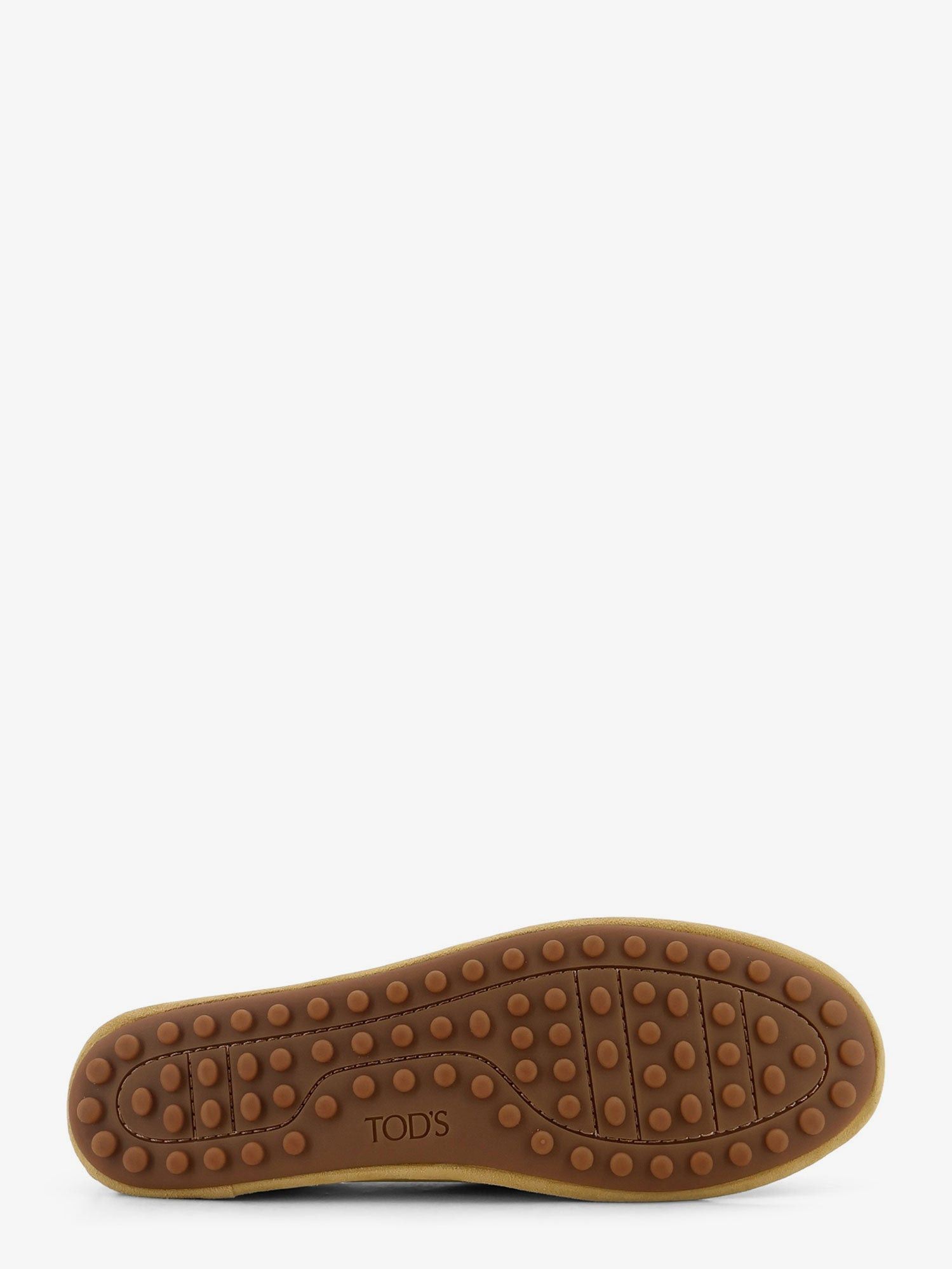 Tod's Leather Ballerina With Gomminos Detail On The Back Size US 6 / IT 36 - 4 Thumbnail