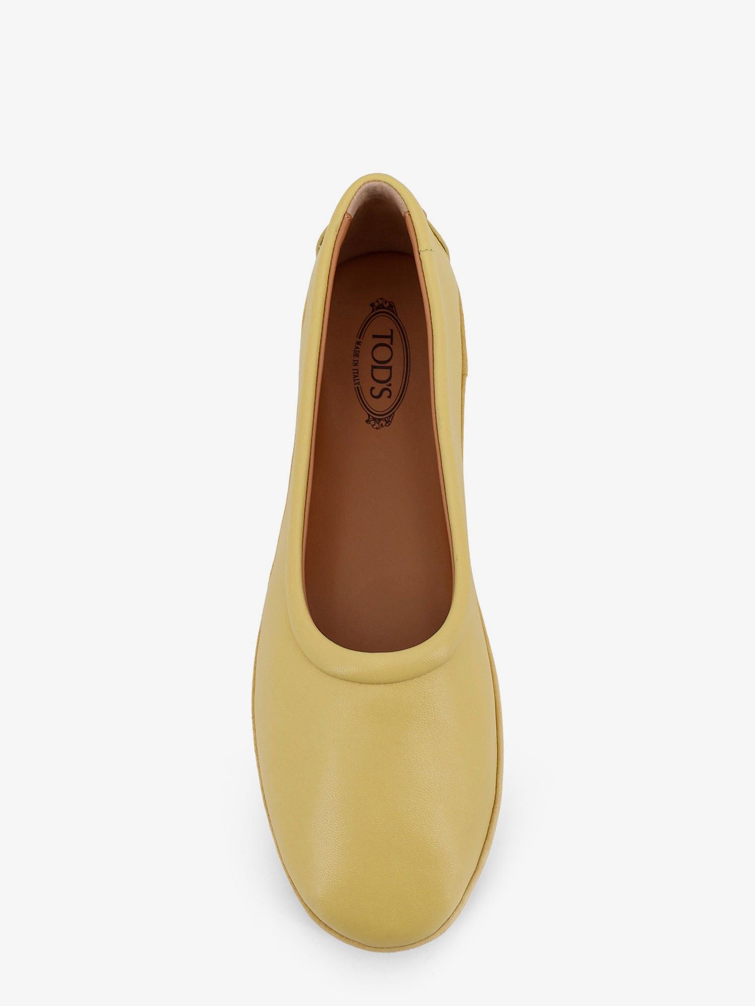 Tod's Leather Ballerina With Gomminos Detail On The Back Size US 8 / IT 38 - 5 Thumbnail