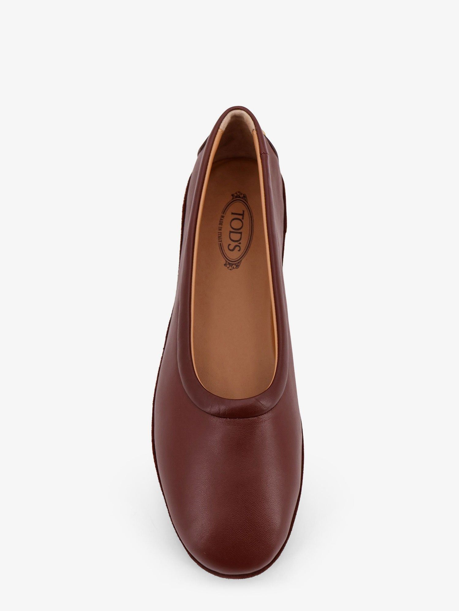 Tod's Leather Ballerinas With Rubber Stud Detail On The Back Size US 8 / IT 38 - 5 Thumbnail
